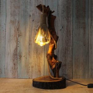 Wooden Handcrafted Table Lamps