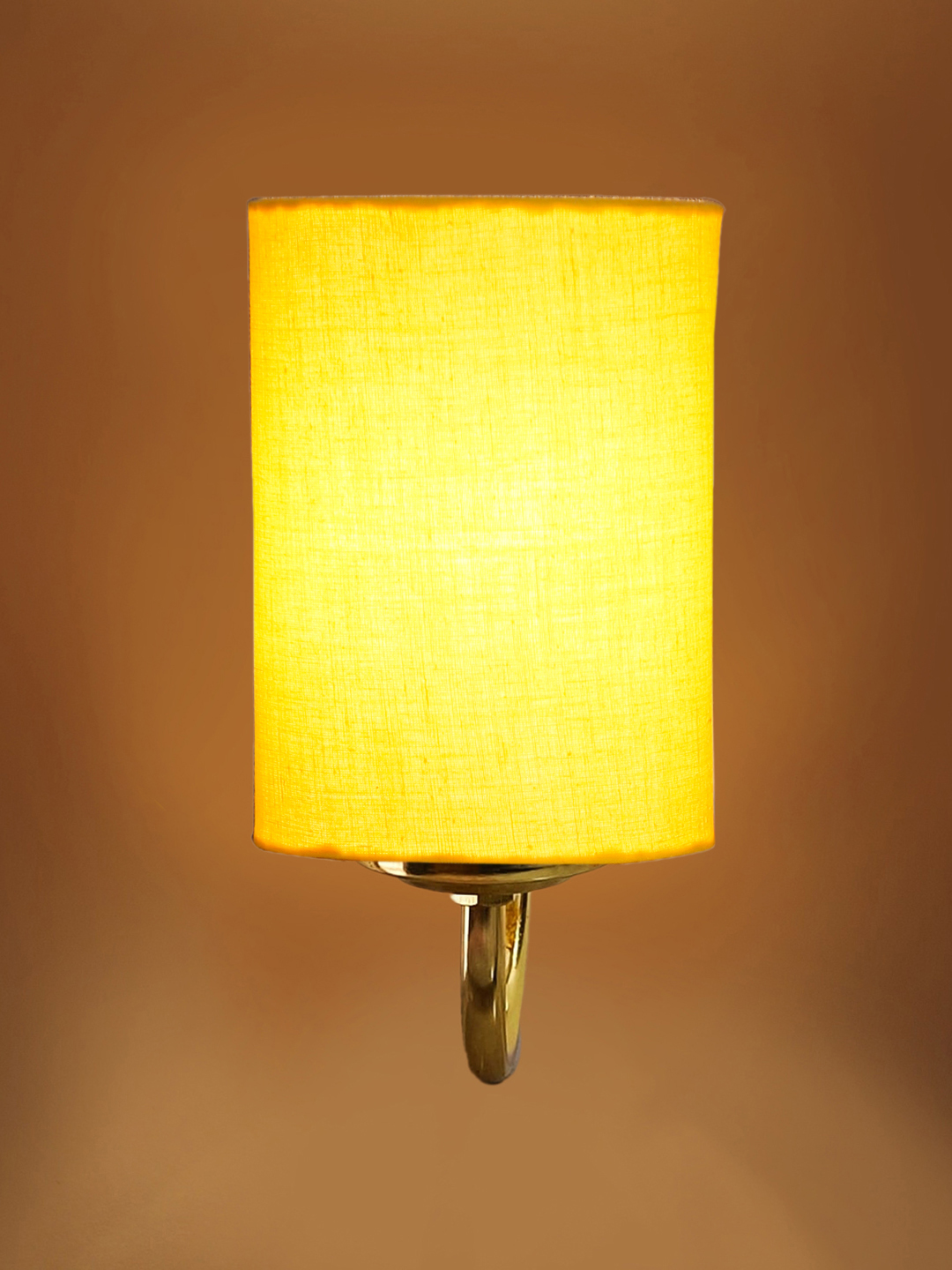 Ambika Home Yellow cotton wall mounted Gold Lamp | Modern Decorative Wall Lamp for Living Room, Bedroom & Hallway - Image 6