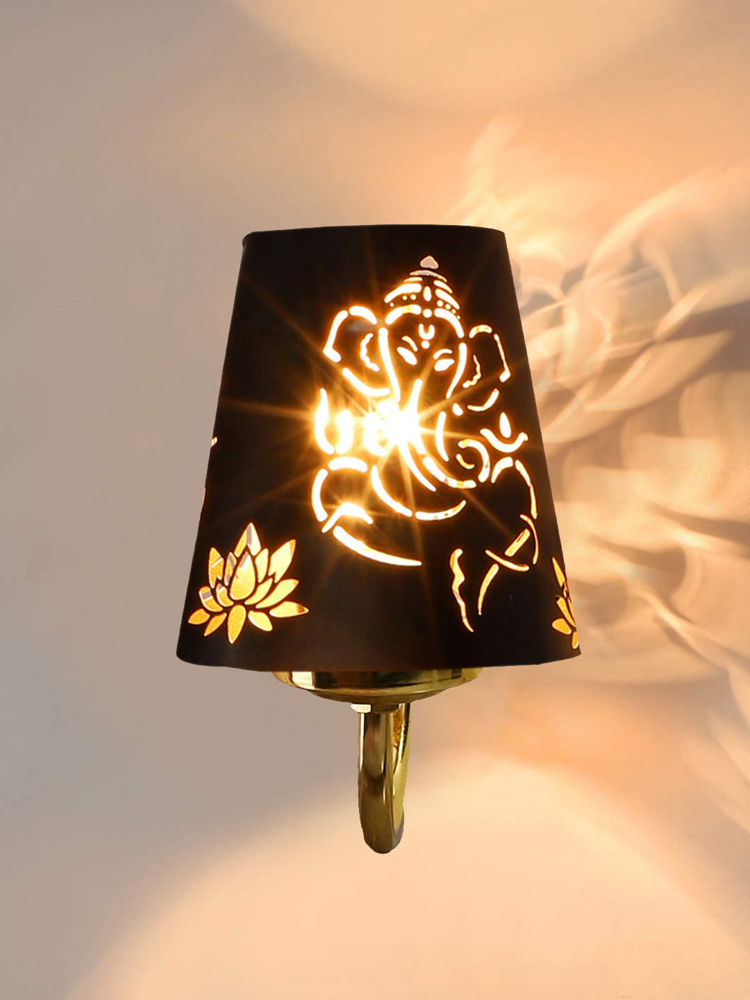 Ambika Home Ganesha JI wall shade with Gold Wall Mounted Lamp | Modern Decorative Wall Lamp for Living Room, Bedroom & Hallway - Image 7