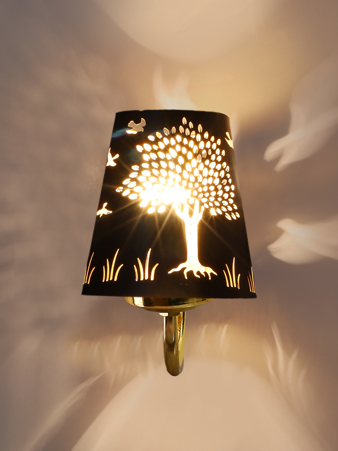 Ambika Home Tree wall shade with Gold Wall Mounted Lamp | Modern Decorative Wall Lamp for Living Room, Bedroom & Hallway - Image 7