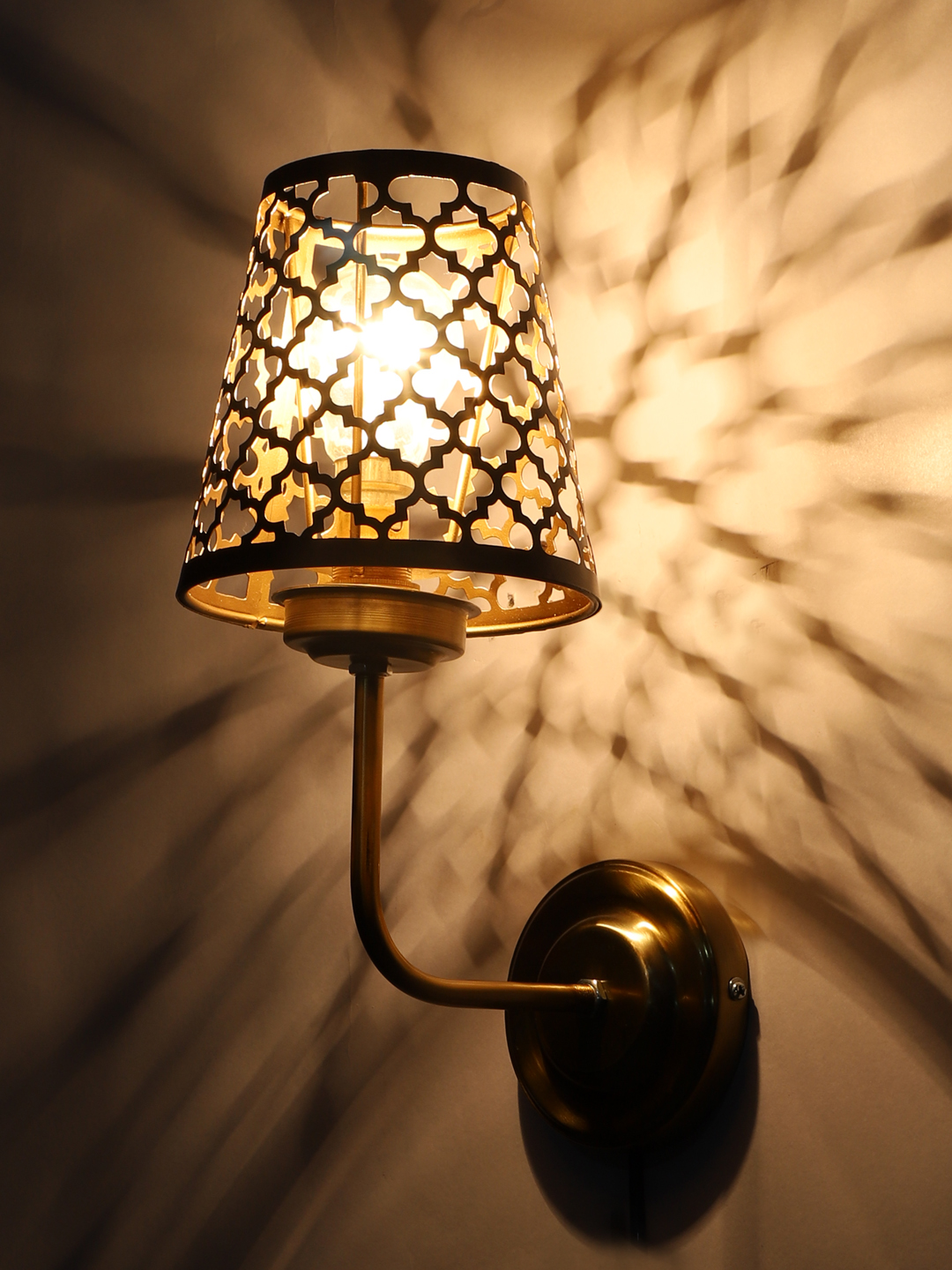 Ambika Home Premium Gold Wall Mounted Lamp for Bedroom & Corridor | Luxury Decorative Wall Light for Living Room, Bedroom, Hallway & Home Décor - Image 7