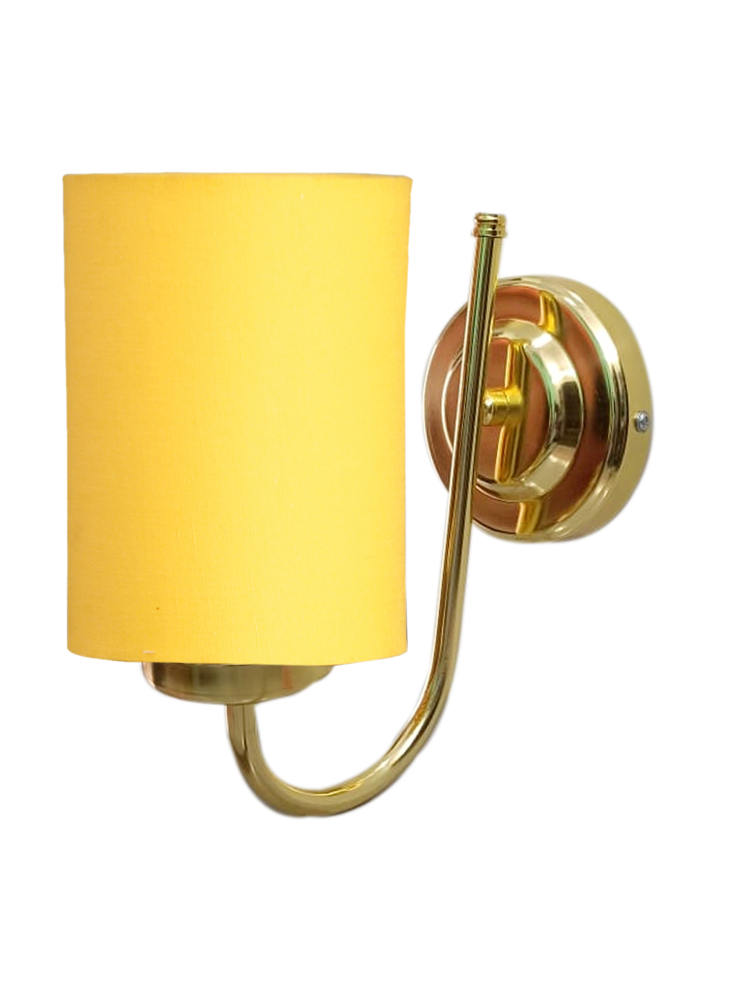 Ambika Home Yellow cotton wall mounted Gold Lamp | Modern Decorative Wall Lamp for Living Room, Bedroom & Hallway - Image 8