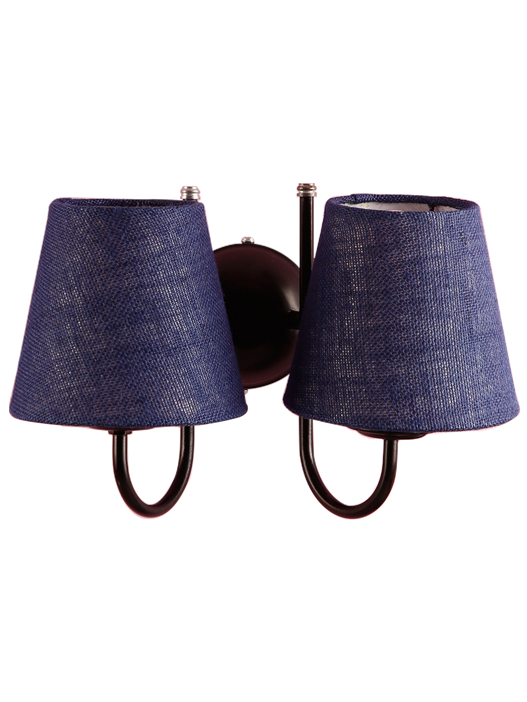 Ambika Home Dual Blue Jute Wall Mounted Lamp Iron Base Decorative Wall Lamp for Living Room, Bedroom & Hallway - Image 3