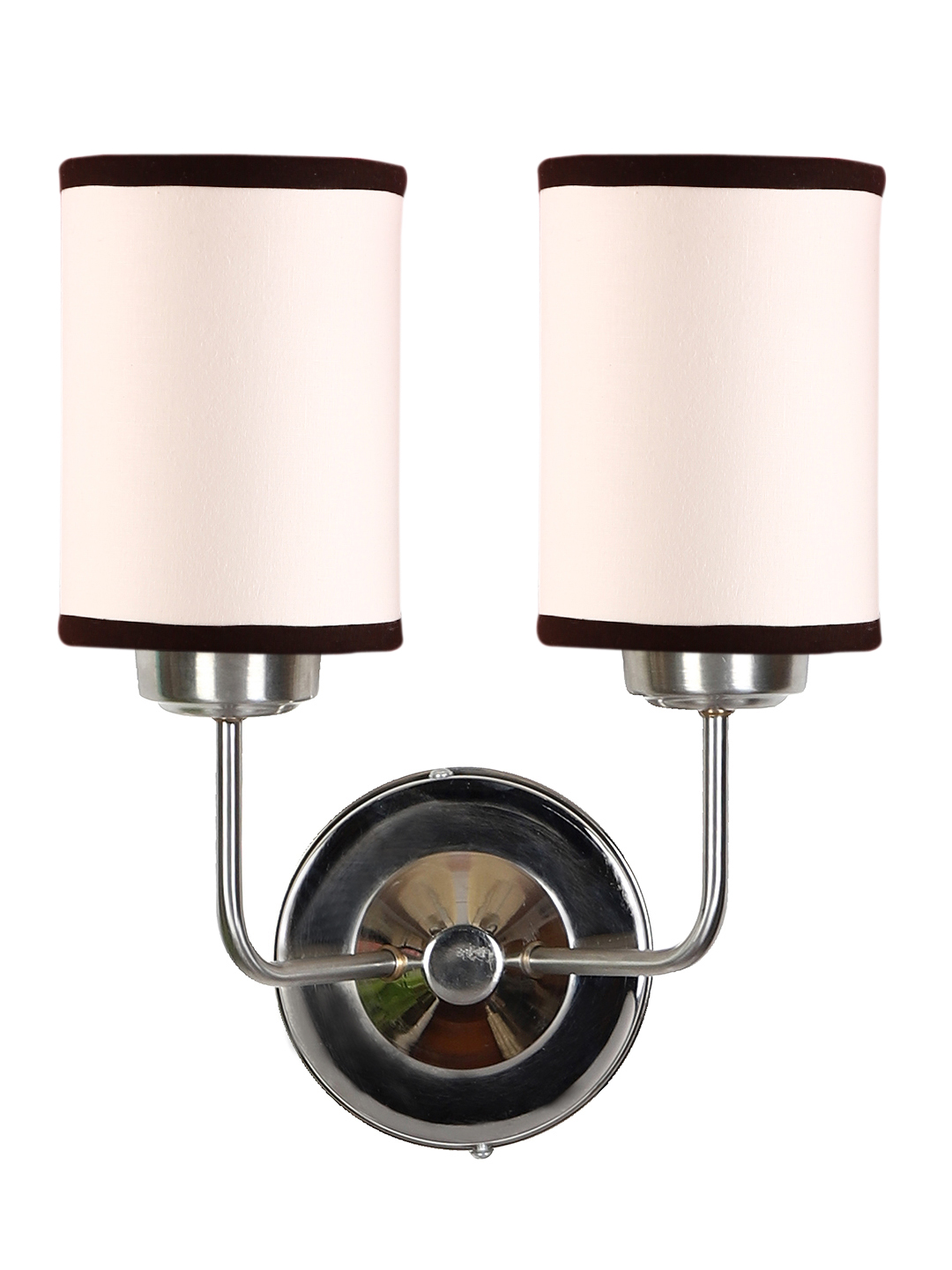 Ambika Home Dual White & Black cotton Wall mounted Lamp Steel Base Decorative Wall Lamp for Living Room, Bedroom & Hallway - Image 4