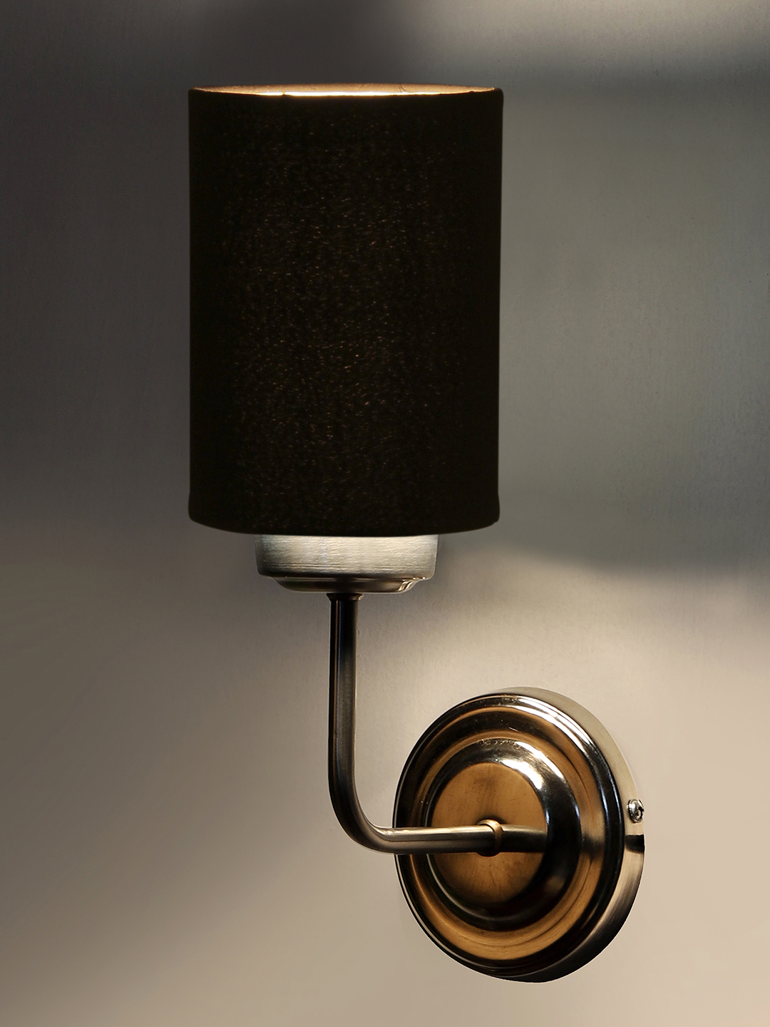 Ambika Home Black cotton Wall mounted Lamp with Steel Base Decorative Wall Lamp for Living Room, Bedroom & Hallway - Image 7
