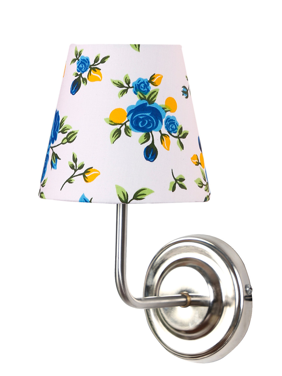 Ambika Home Multicolor cotton shade wall mounted lamp with Steel Base Decorative Wall Lamp for Living Room, Bedroom & Hallway - Image 4