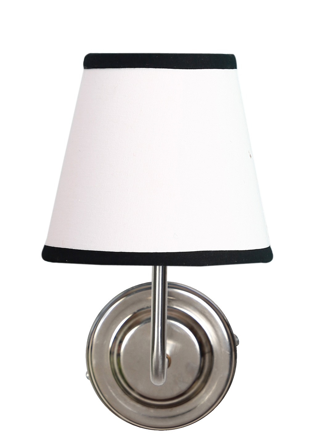 Ambika Home White & Black cotton Wall mounted Lamp Steel Base Decorative Wall Lamp for Living Room, Bedroom & Hallway - Image 8