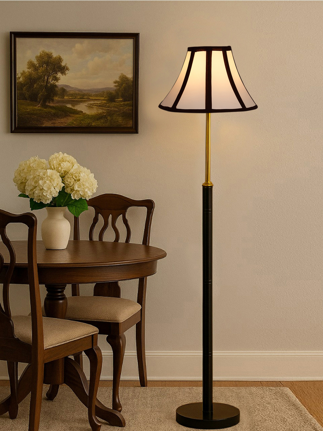 Ambika Home Multi Shade Premium Floor Lamp for Living Room, Bedroom & Hallway | Decorative Standing Light | E27 Holder Included Bulb - Image 2