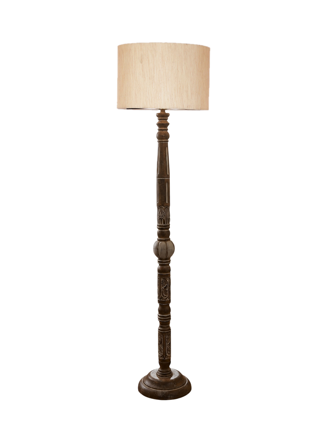 Ambika Home Nordic Bloom White Brushed Floor Lamp | Premium Living Room, Bedroom & Hallway Lighting | E27 Holder & Bulb Included - Image 4