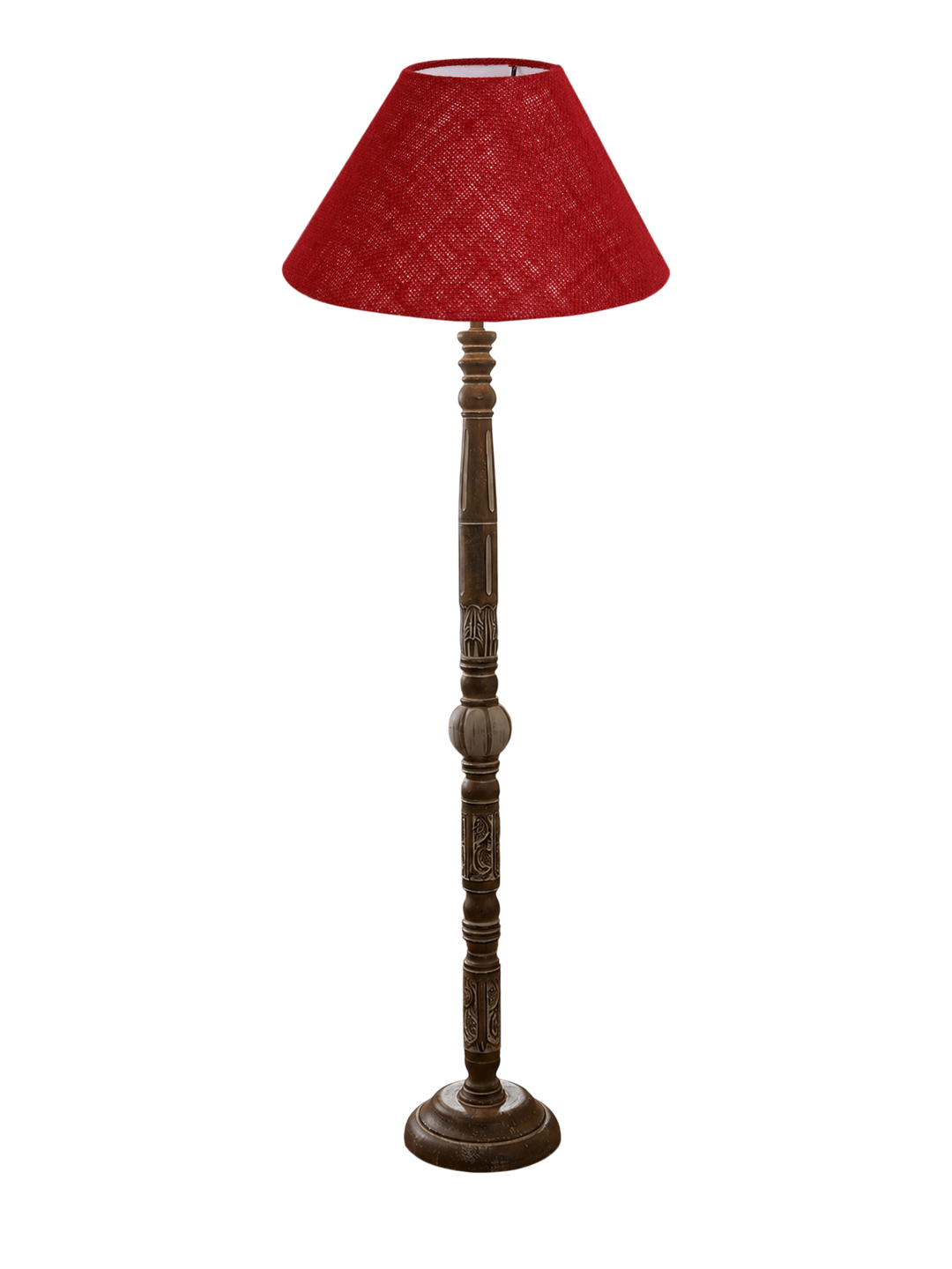 Ambika Home Pearl Haven White Brushed Floor Lamp | Premium Living Room, Bedroom & Hallway Lighting | E27 Holder & Bulb Included - Image 4