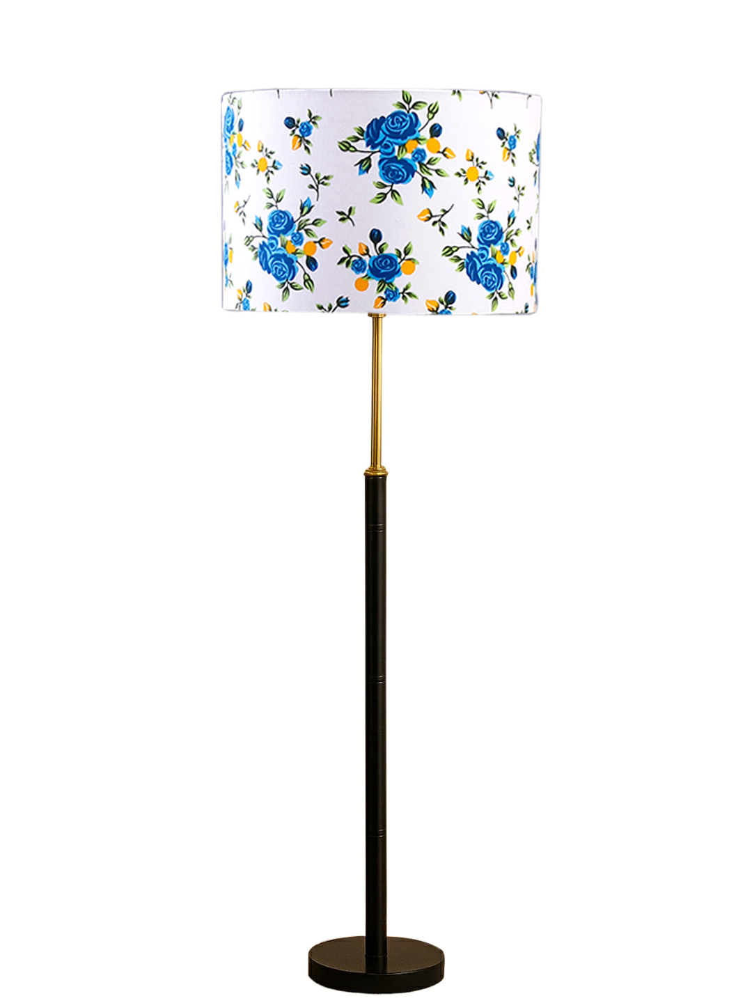 Ambika Home Blue Shade Premium Floor Lamp for Living Room, Bedroom & Hallway | Decorative Standing Light | E27 Holder Included Bulb - Image 4
