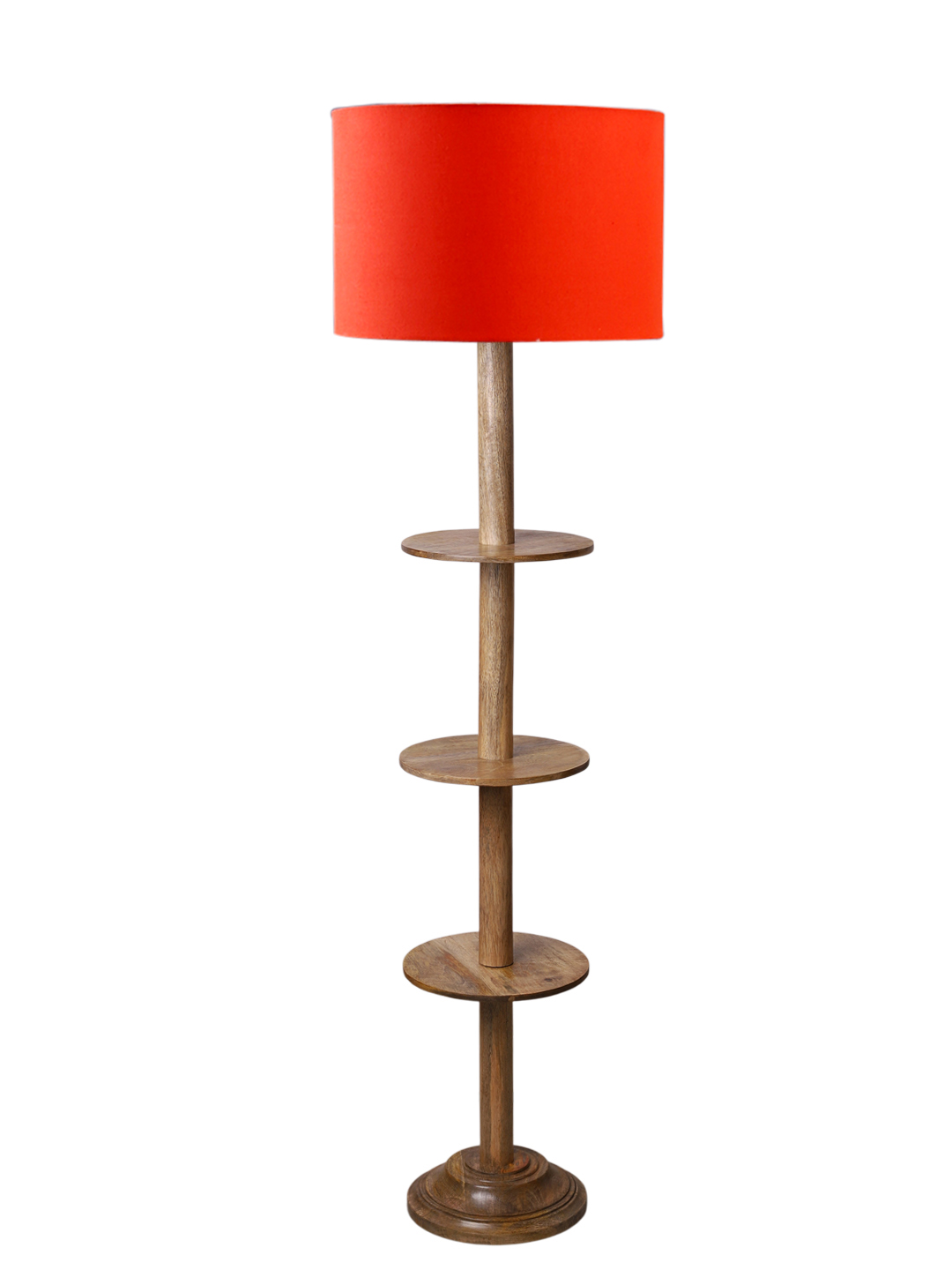 Ambika Home Orange Shade Premium Floor Lamp for Living Room, Bedroom & Hallway | Decorative Standing Light | E27 Holder Included Bulb - Image 4