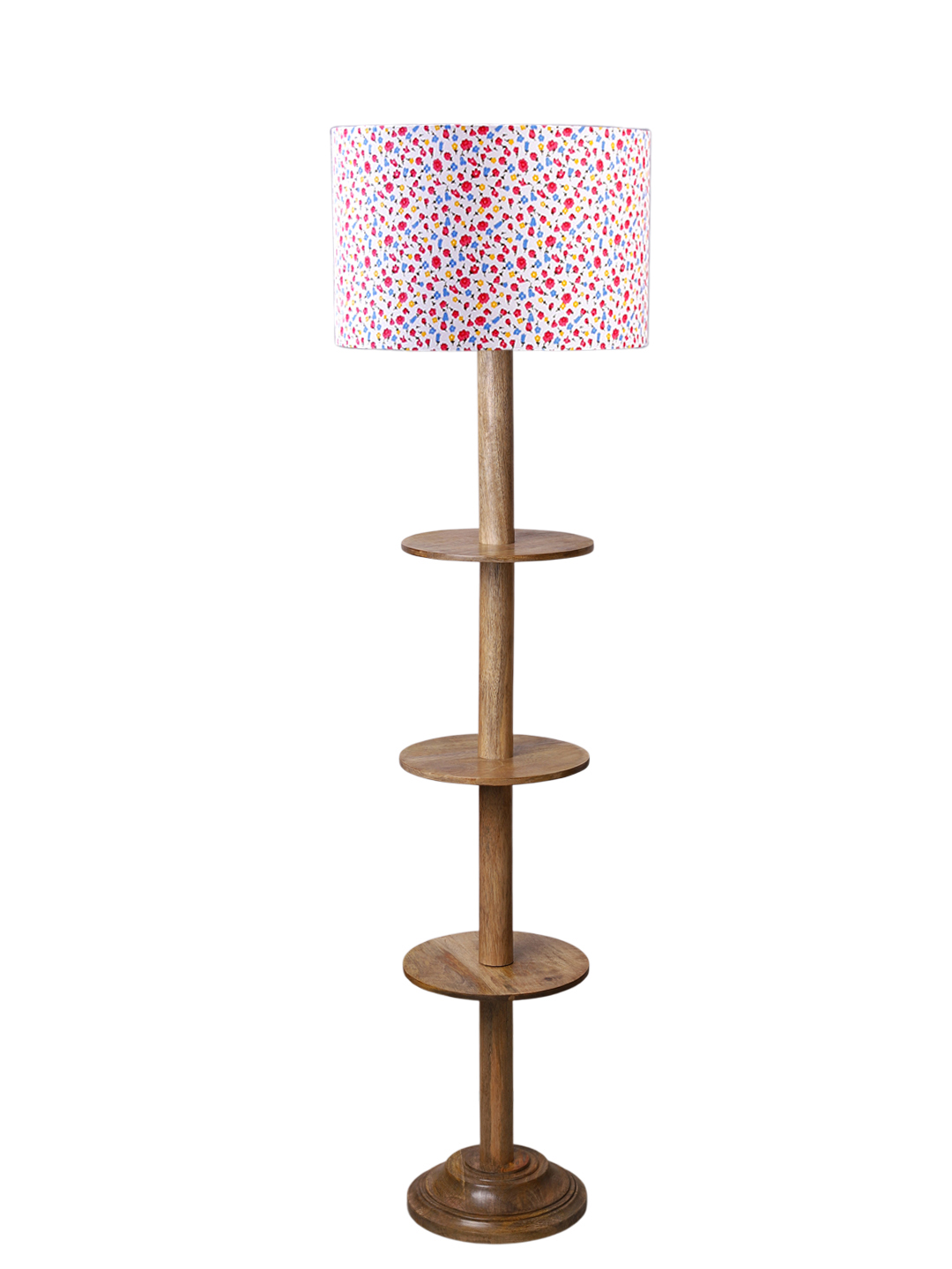 Ambika Home Blue Shade Premium Floor Lamp for Living Room, Bedroom & Hallway | Decorative Standing Light | E27 Holder Included Bulb - Image 4
