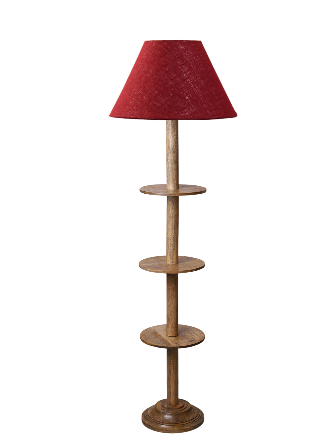 Ambika Home White Shade Premium Floor Lamp for Living Room, Bedroom & Hallway | Decorative Standing Light | E27 Holder Included Bulb - Image 4