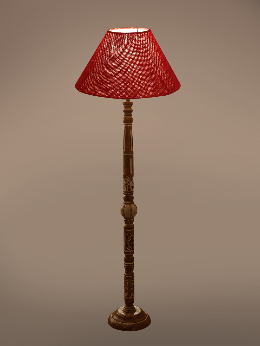 Ambika Home Pearl Haven White Brushed Floor Lamp | Premium Living Room, Bedroom & Hallway Lighting | E27 Holder & Bulb Included - Image 6