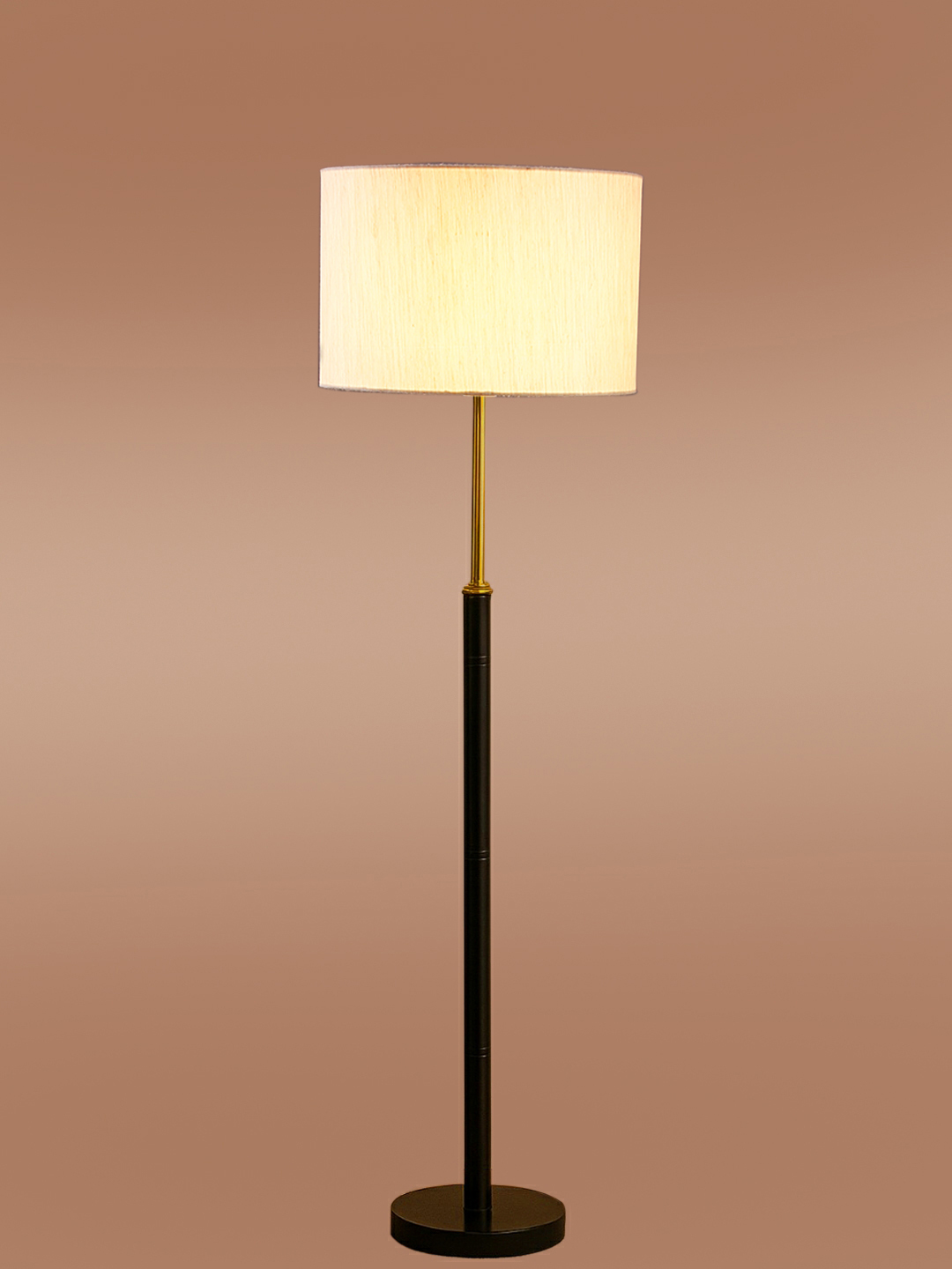 Ambika Home Off-white Shade Premium Floor Lamp for Living Room, Bedroom & Hallway | Decorative Standing Light | E27 Holder Included Bulb - Image 6