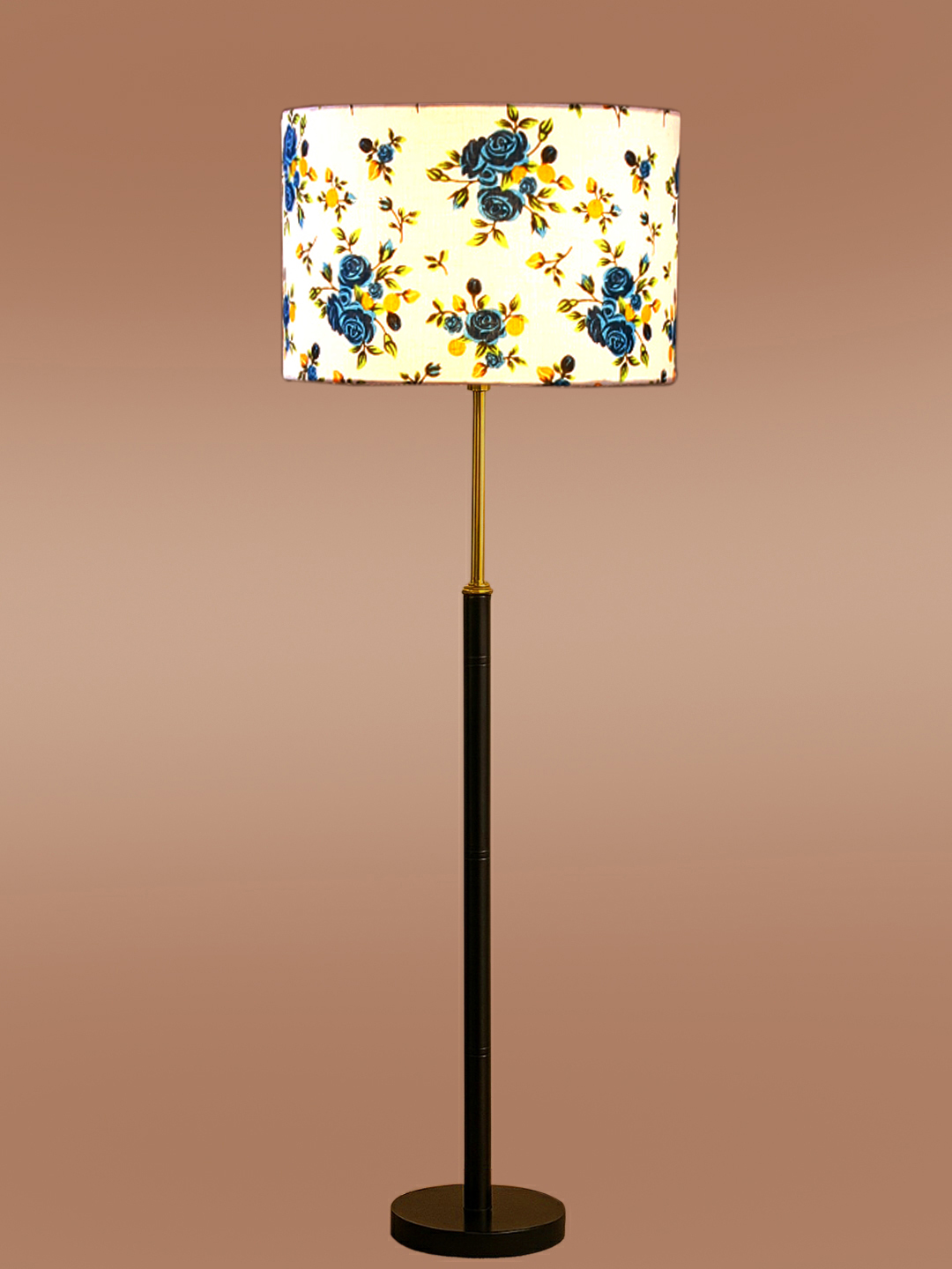 Ambika Home Blue Shade Premium Floor Lamp for Living Room, Bedroom & Hallway | Decorative Standing Light | E27 Holder Included Bulb - Image 6