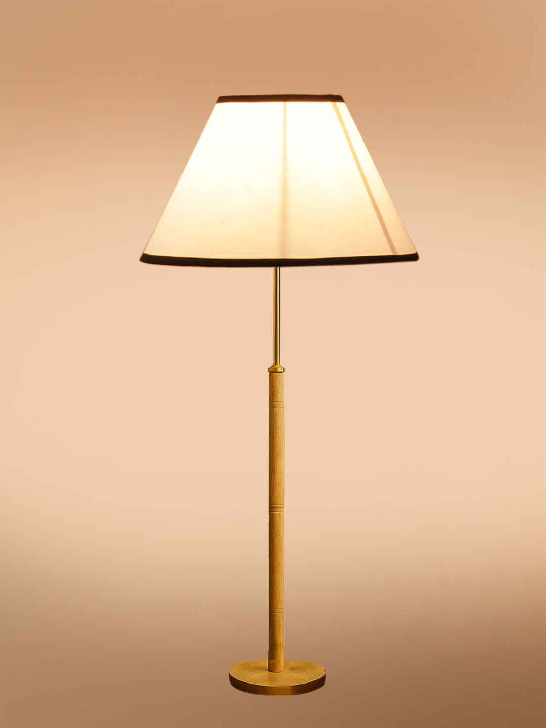 Ambika Home White Shade Premium Floor Lamp for Living Room, Bedroom & Hallway | Decorative Standing Light | E27 Holder Included Bulb - Image 6