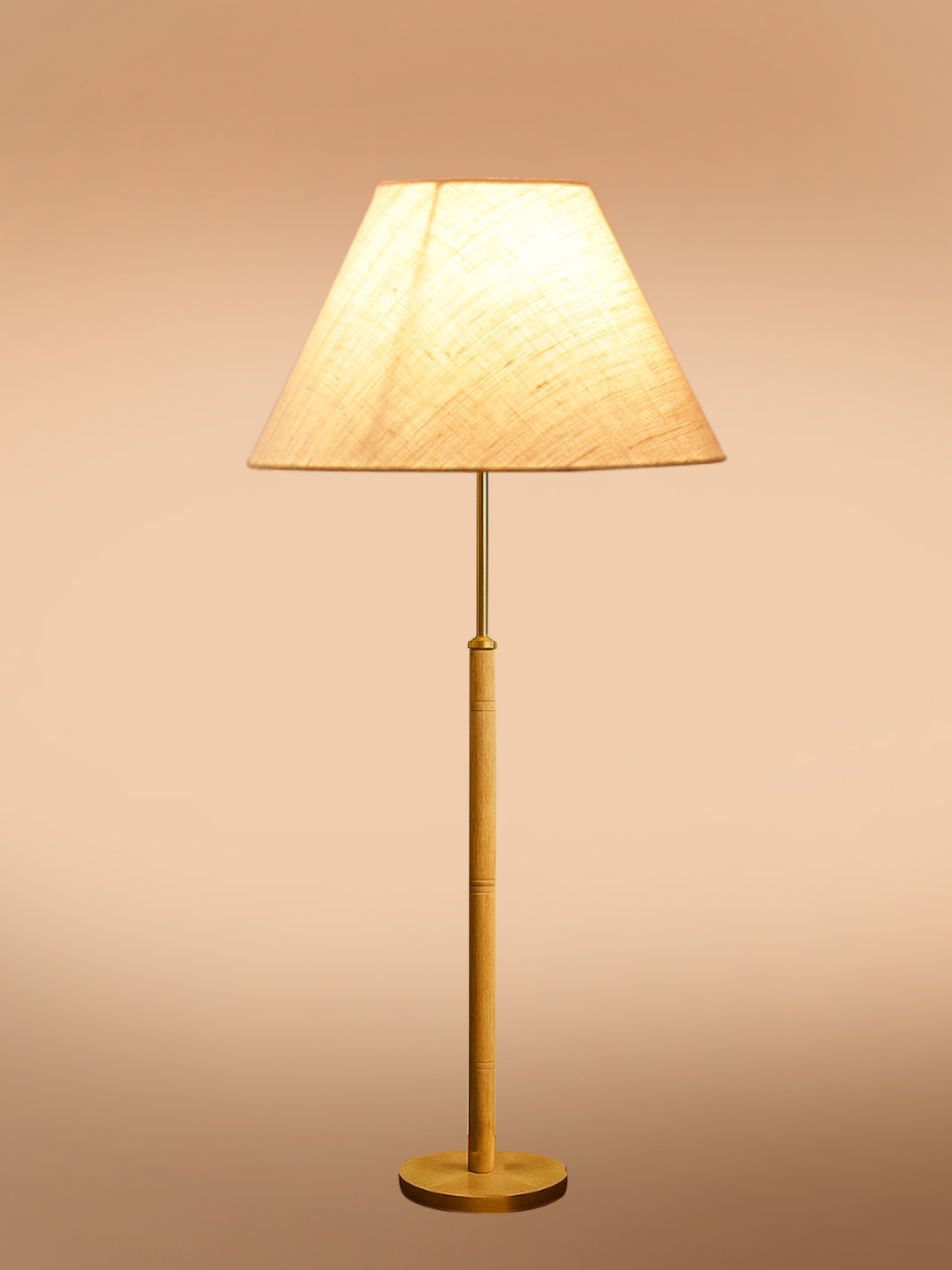 Ambika Home White Shade Premium Floor Lamp for Living Room, Bedroom & Hallway | Decorative Standing Light | E27 Holder Included Bulb - Image 6