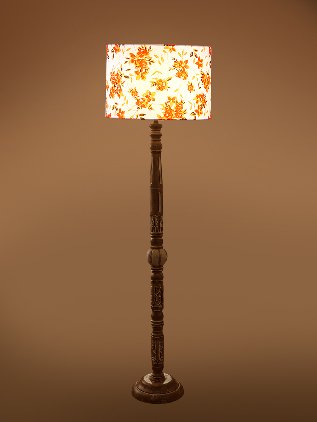 Ambika Home Serene Vista White Brushed Floor Lamp | Premium Living Room, Bedroom & Hallway Lighting | E27 Holder & Bulb Included - Image 7