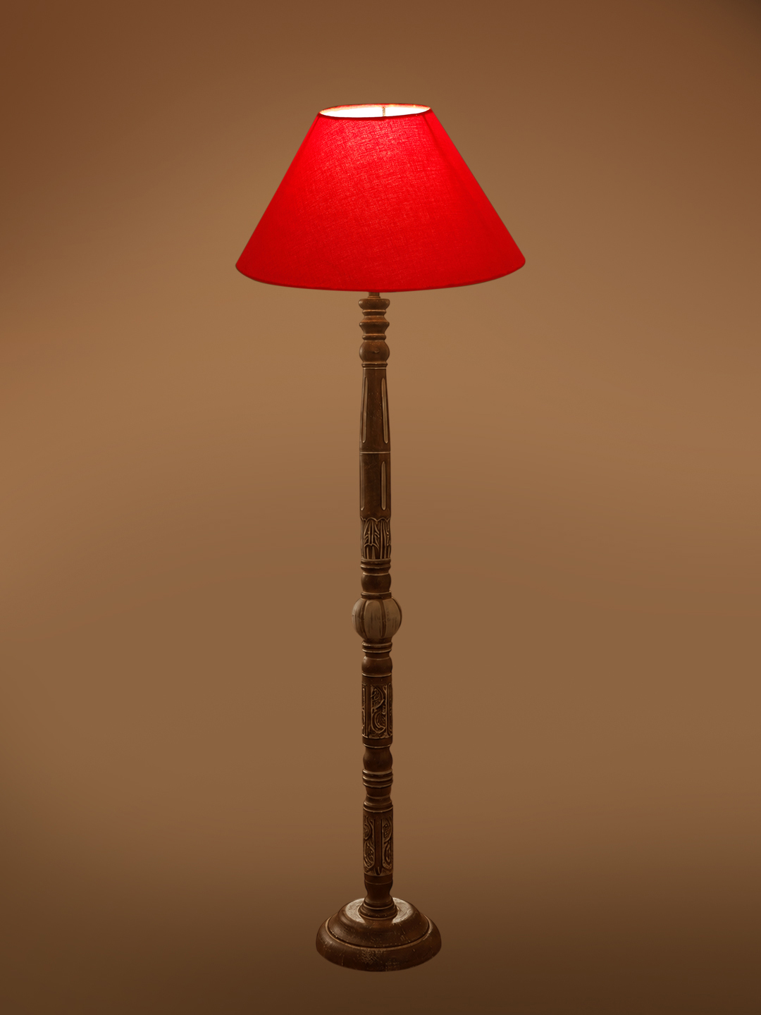Ambika Home Velvet Glow White Brushed Floor Lamp | Premium Living Room, Bedroom & Hallway Lighting | E27 Holder & Bulb Included - Image 7