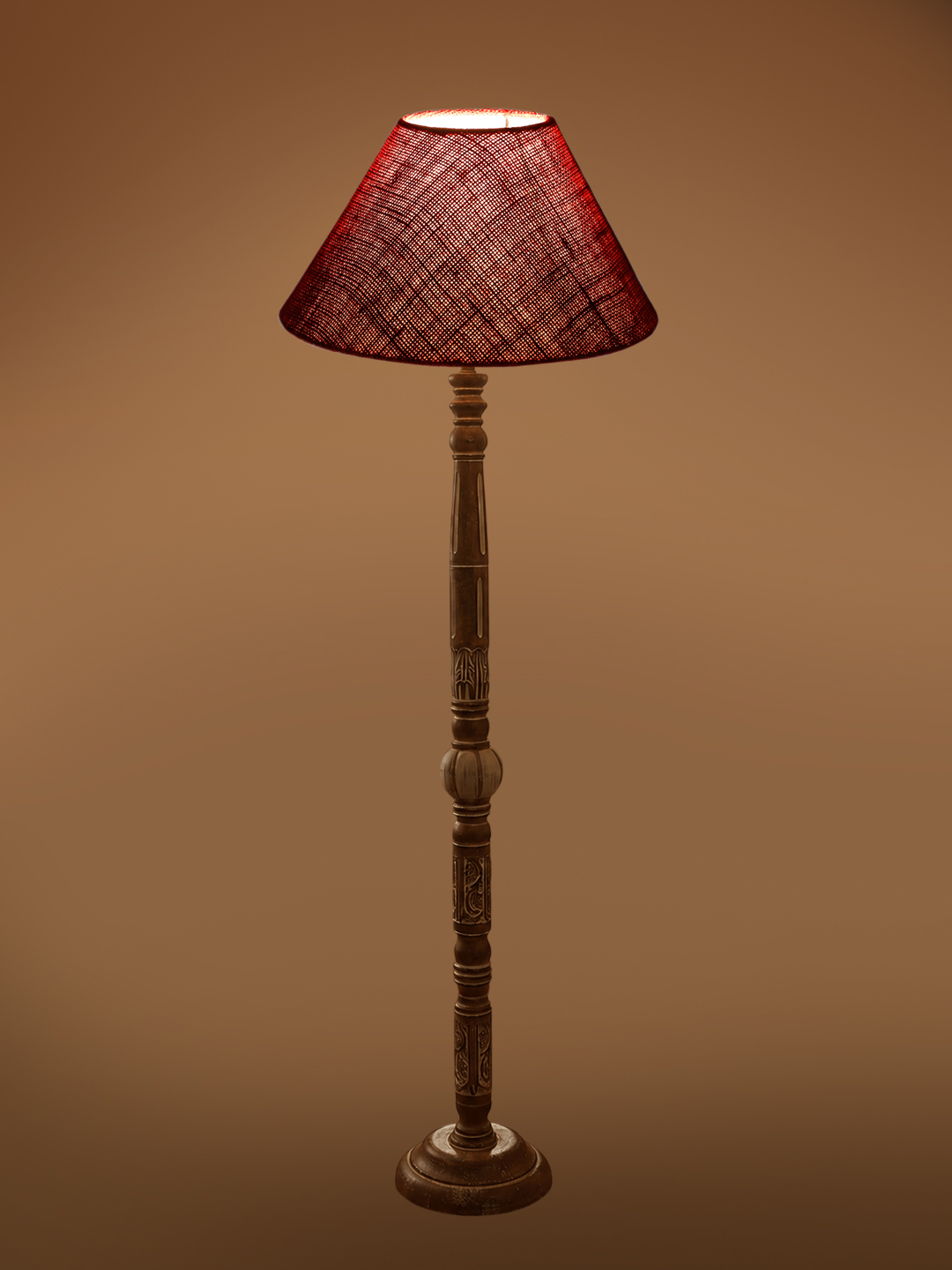 Ambika Home Pearl Haven White Brushed Floor Lamp | Premium Living Room, Bedroom & Hallway Lighting | E27 Holder & Bulb Included - Image 7