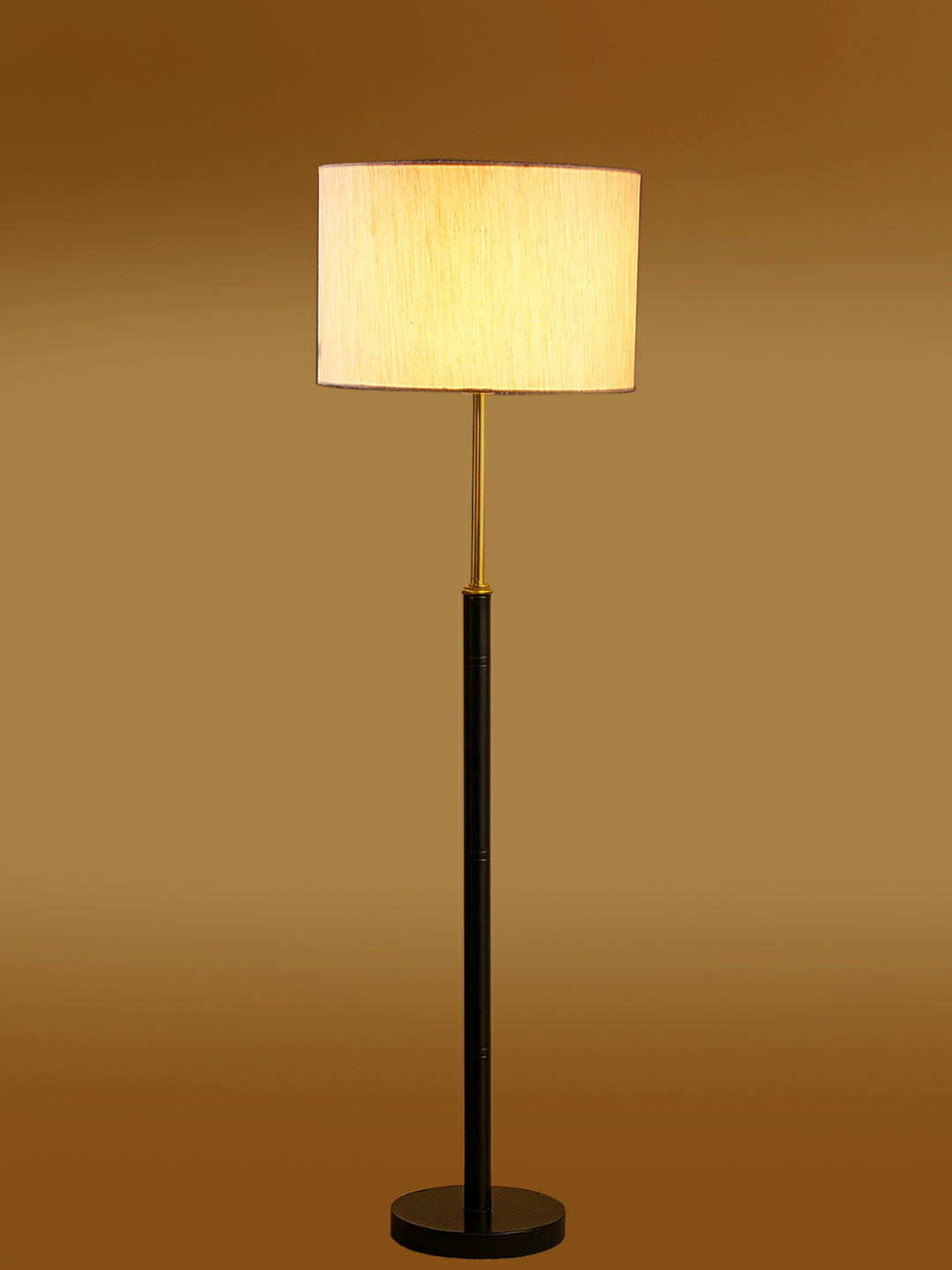 Ambika Home Off-white Shade Premium Floor Lamp for Living Room, Bedroom & Hallway | Decorative Standing Light | E27 Holder Included Bulb - Image 7