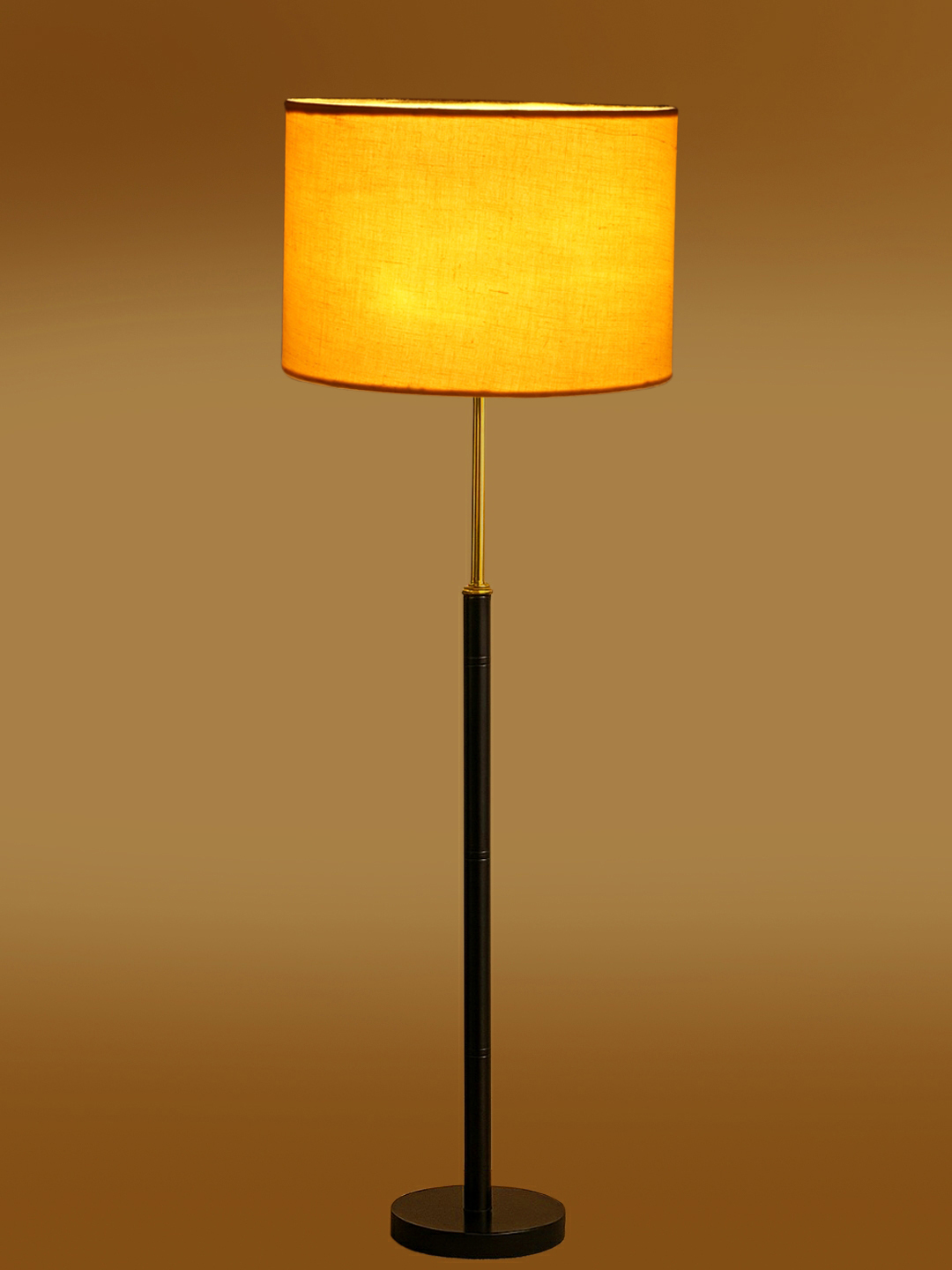 Ambika Home Yellow Shade Premium Floor Lamp for Living Room, Bedroom & Hallway | Decorative Standing Light | E27 Holder Included Bulb - Image 13
