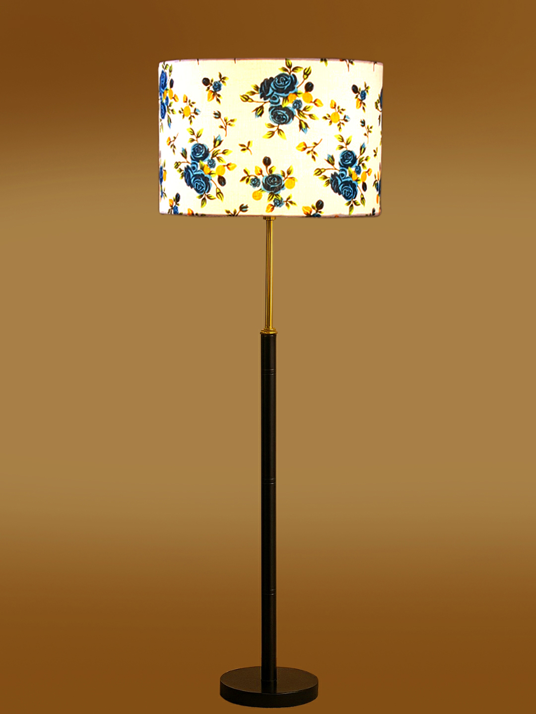 Ambika Home Blue Shade Premium Floor Lamp for Living Room, Bedroom & Hallway | Decorative Standing Light | E27 Holder Included Bulb - Image 7