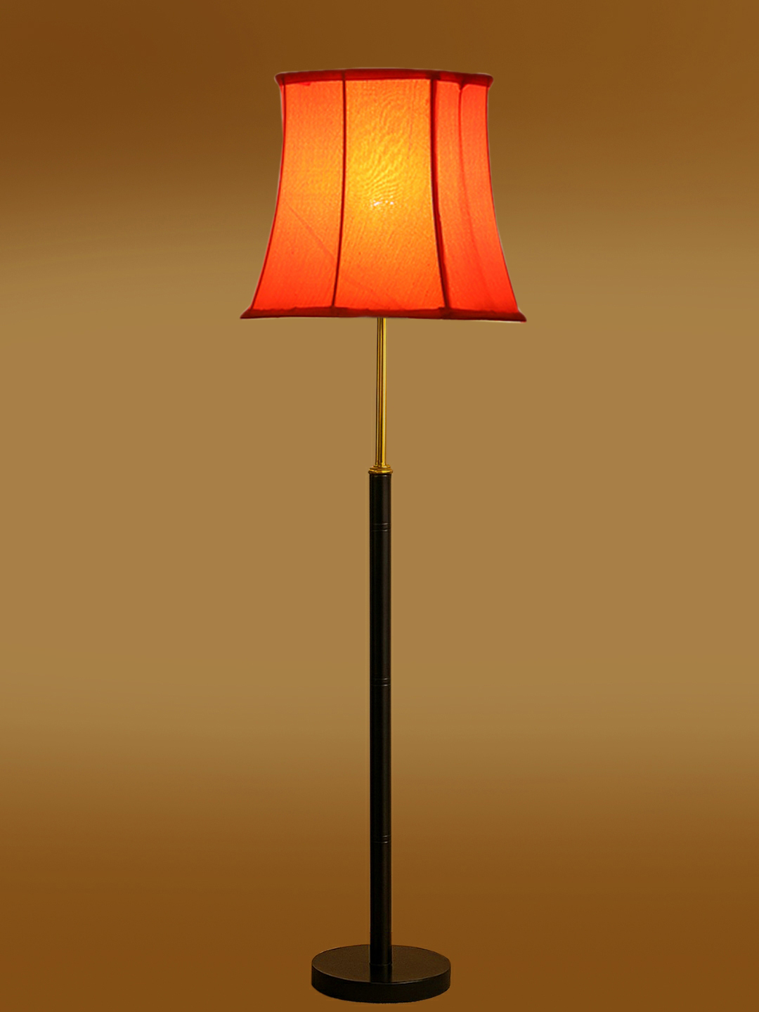 Ambika Home Orange Shade Premium Floor Lamp for Living Room, Bedroom & Hallway | Decorative Standing Light | E27 Holder Included Bulb - Image 7