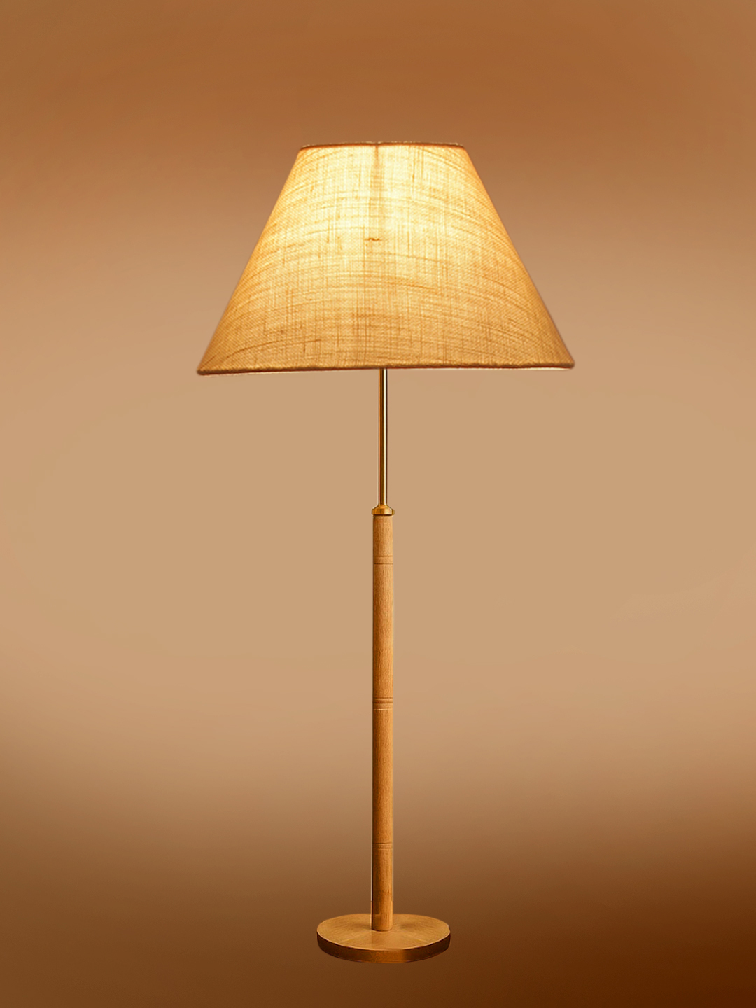Ambika Home White Shade Premium Floor Lamp for Living Room, Bedroom & Hallway | Decorative Standing Light | E27 Holder Included Bulb - Image 7