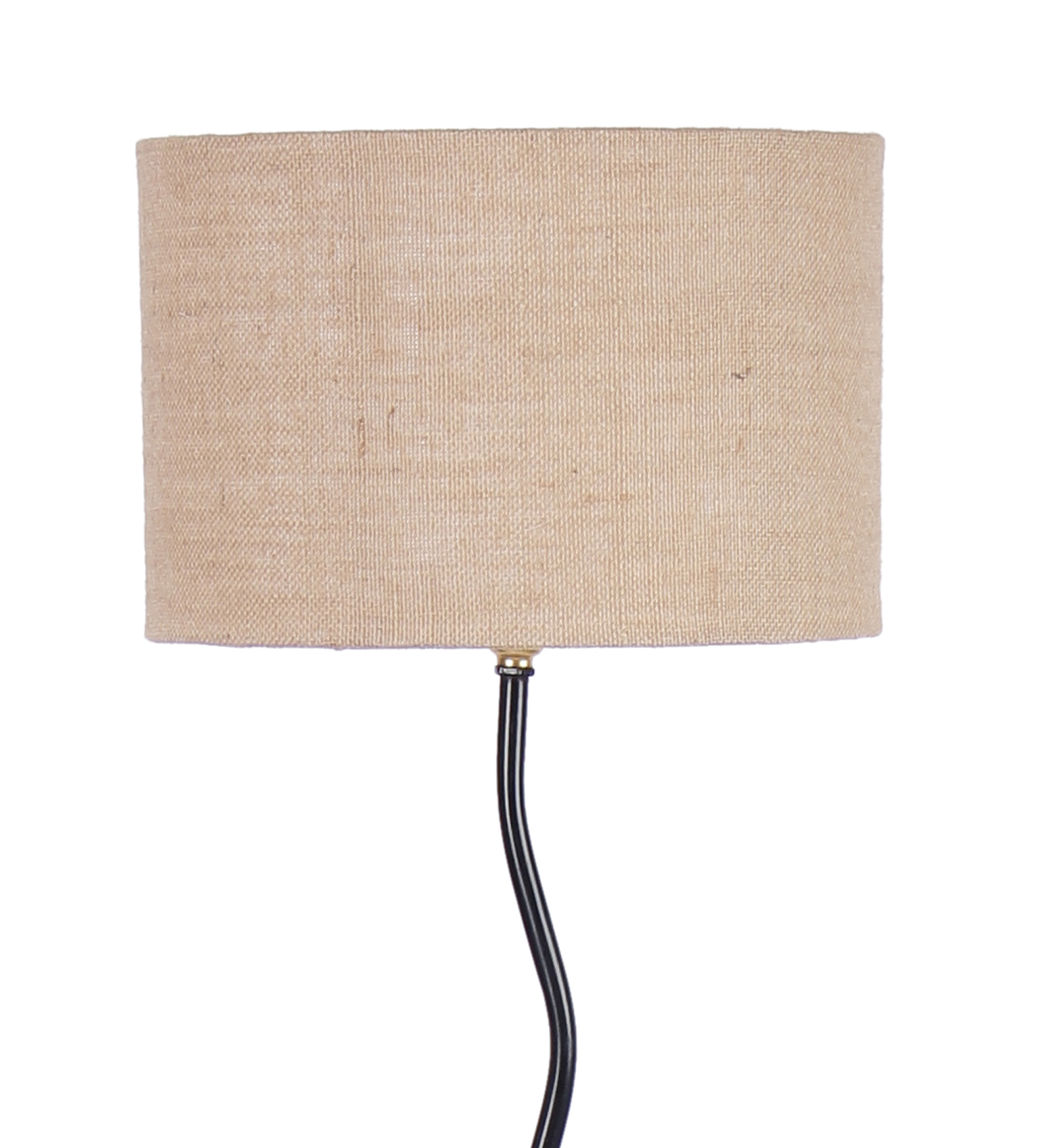 Ambika Home Beige Jute Zig Zag Floor Lamp | Modern Standing Lamp for Living Room, Bedroom & Home Decor - Image 7