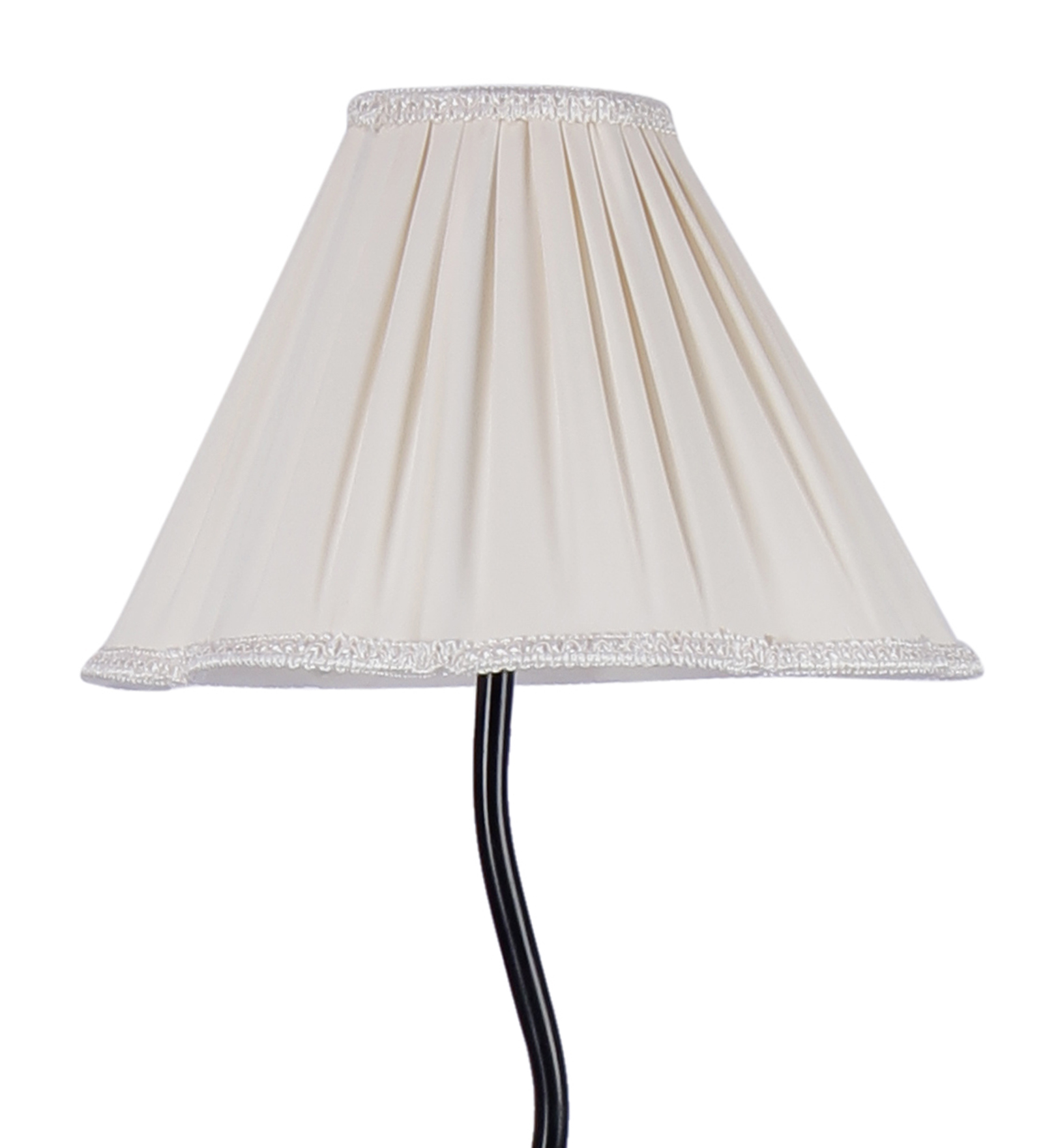 Ambika Home Off-white Cotton Zig Zag Floor Lamp | Modern Standing Lamp for Living Room, Bedroom & Home Decor - Image 7