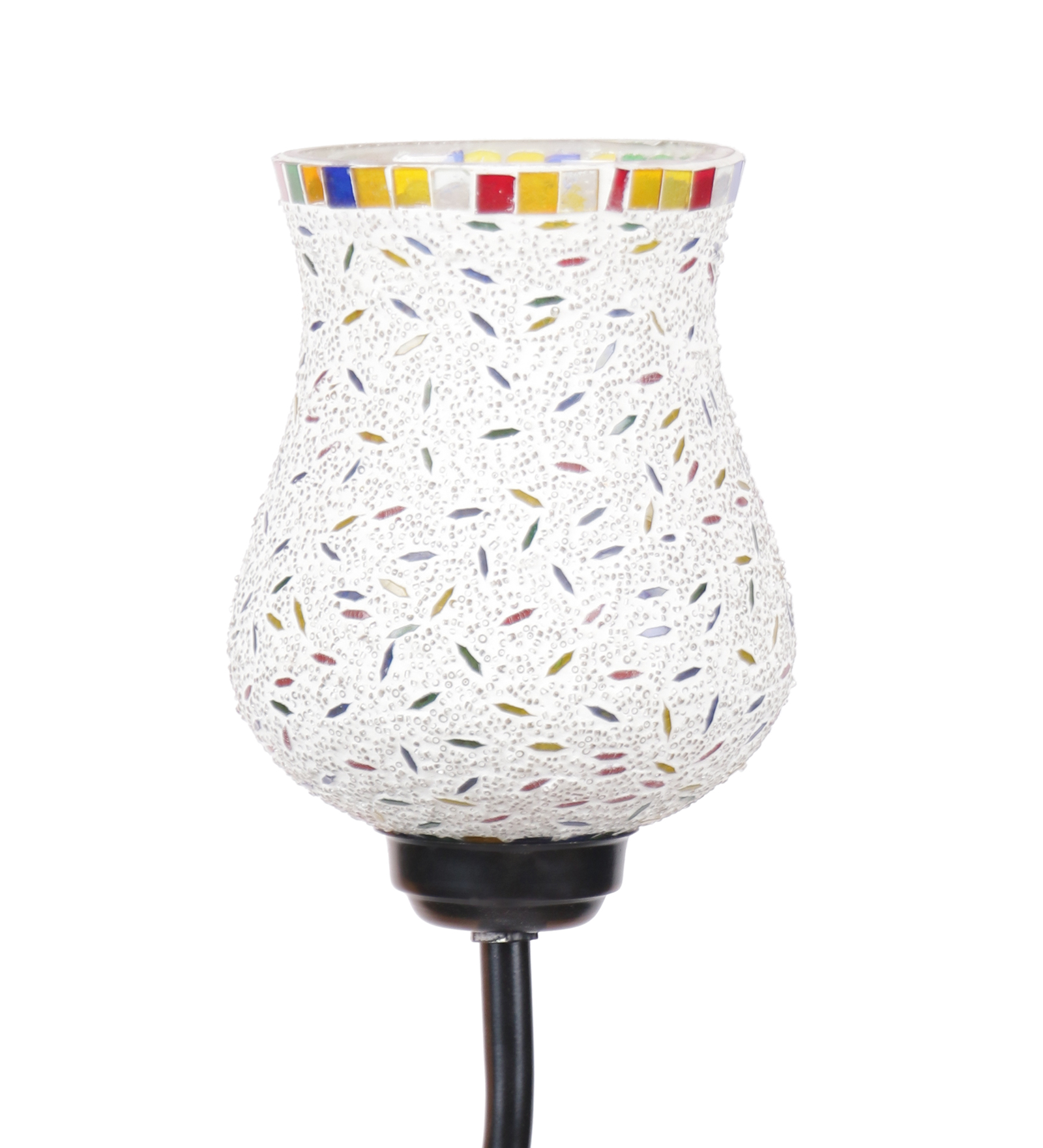 Ambika Home Multicolor Glass Zig Zag Floor Lamp | Modern Standing Lamp for Living Room, Bedroom & Home Decor - Image 8