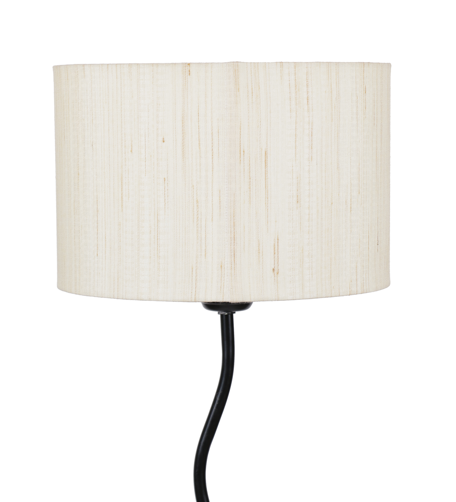 Ambika Home off-white Cotton Zig Zag Floor Lamp | Modern Standing Lamp for Living Room, Bedroom & Home Decor - Image 7