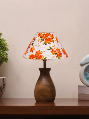 Ambika Home Artisan Collection Multicolor Shade Table Lamp | Premium Decorative Bedside Lamp for Bedroom, Living Room, Hall, Hotel, Café, Restaurant, Office & Study Room | E27 Compatible