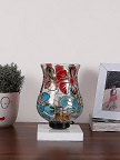 Ambika Home Celeste Mosaic Multicolor Mosaic Glass Table Lamp with Wooden Base | Premium Bedside Lamp for Bedroom, Living Room, Hall, Hotel, Café, Restaurant & Office | E27 Compatible
