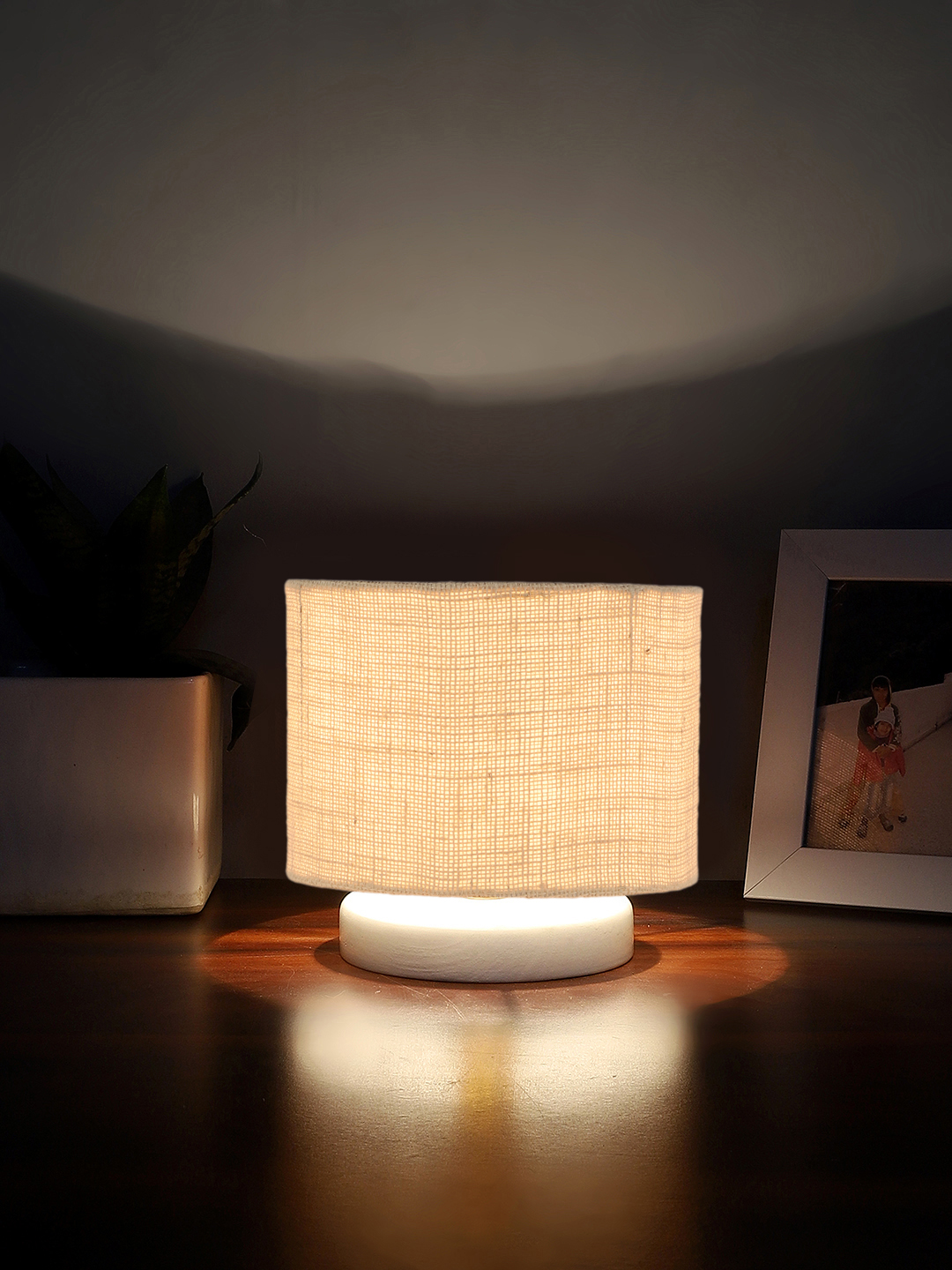 Ambika Home Regal Beige Jute Lamp Shade | Premium Vista Collection for Table Lamp, Floor Lamp, Hotel, Caf? & Home D?cor - Image 2