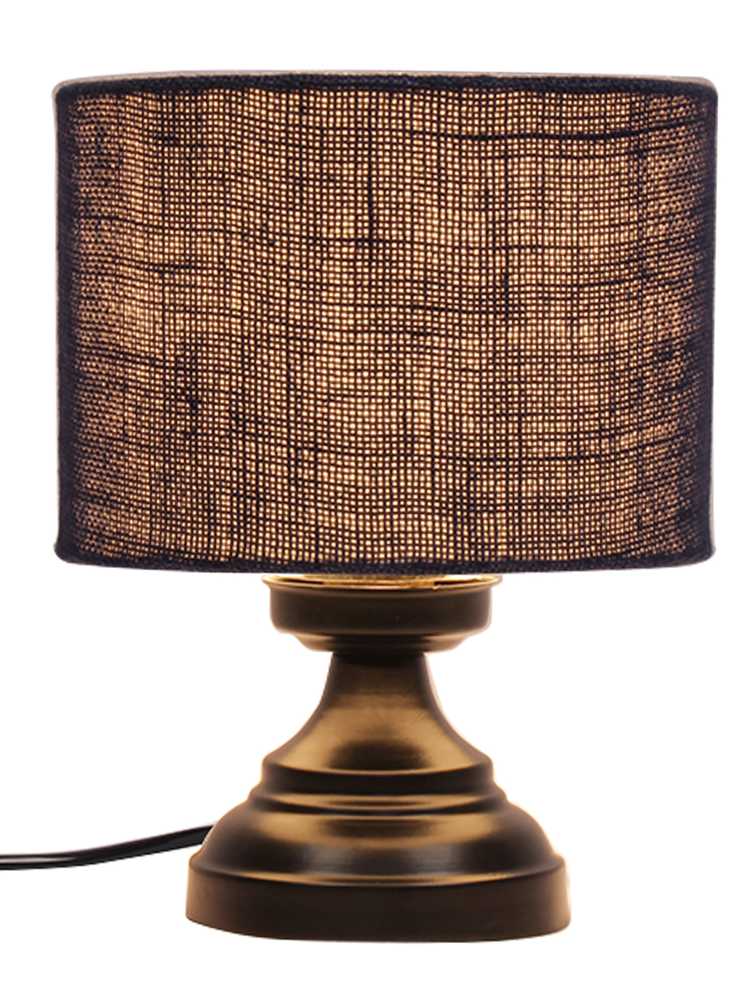 Ambika Home Verona Collection Blue Gola Table Lamp with Iron Base Powder Coated | Premium Decorative Bedside Lamp for Bedroom, Living Room, Hall, Hotel, Café, Restaurant & Office | E27 Compatible - Image 4
