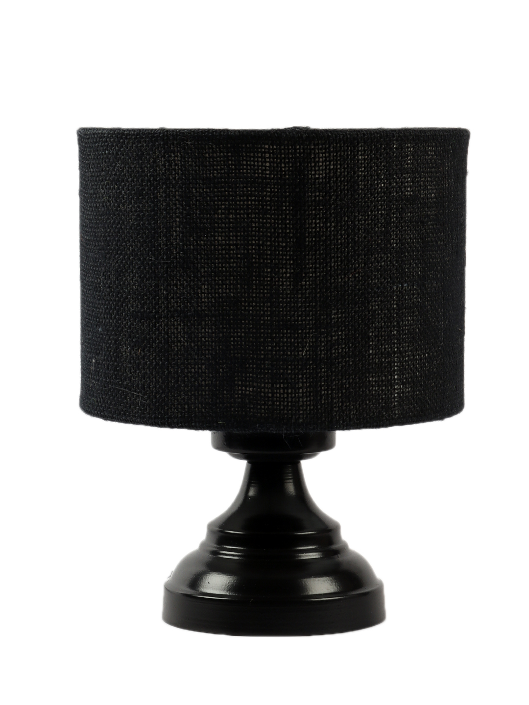 Ambika Home Royale Collection Black Gola Table Lamp with Iron Base Powder Coated | Premium Decorative Bedside Lamp for Bedroom, Living Room, Hall, Hotel, Café, Restaurant & Office | E27 Compatible - Image 4