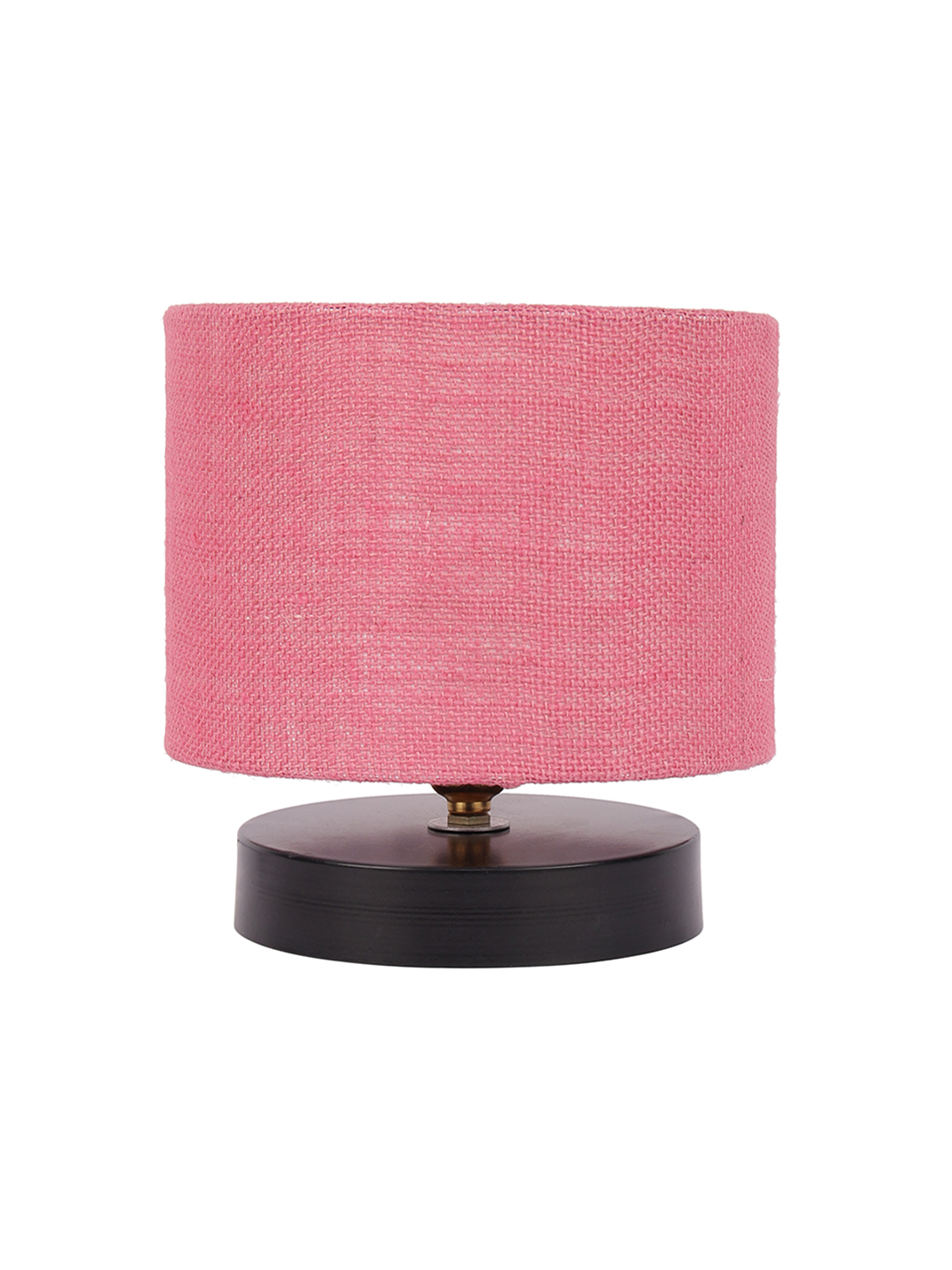 Ambika Home Heritage Collection Pink Gola Table Lamp with Wooden Base | Premium Decorative Bedside Lamp for Bedroom, Living Room, Hall, Hotel, Café, Restaurant & Office | E27 Compatible - Image 5