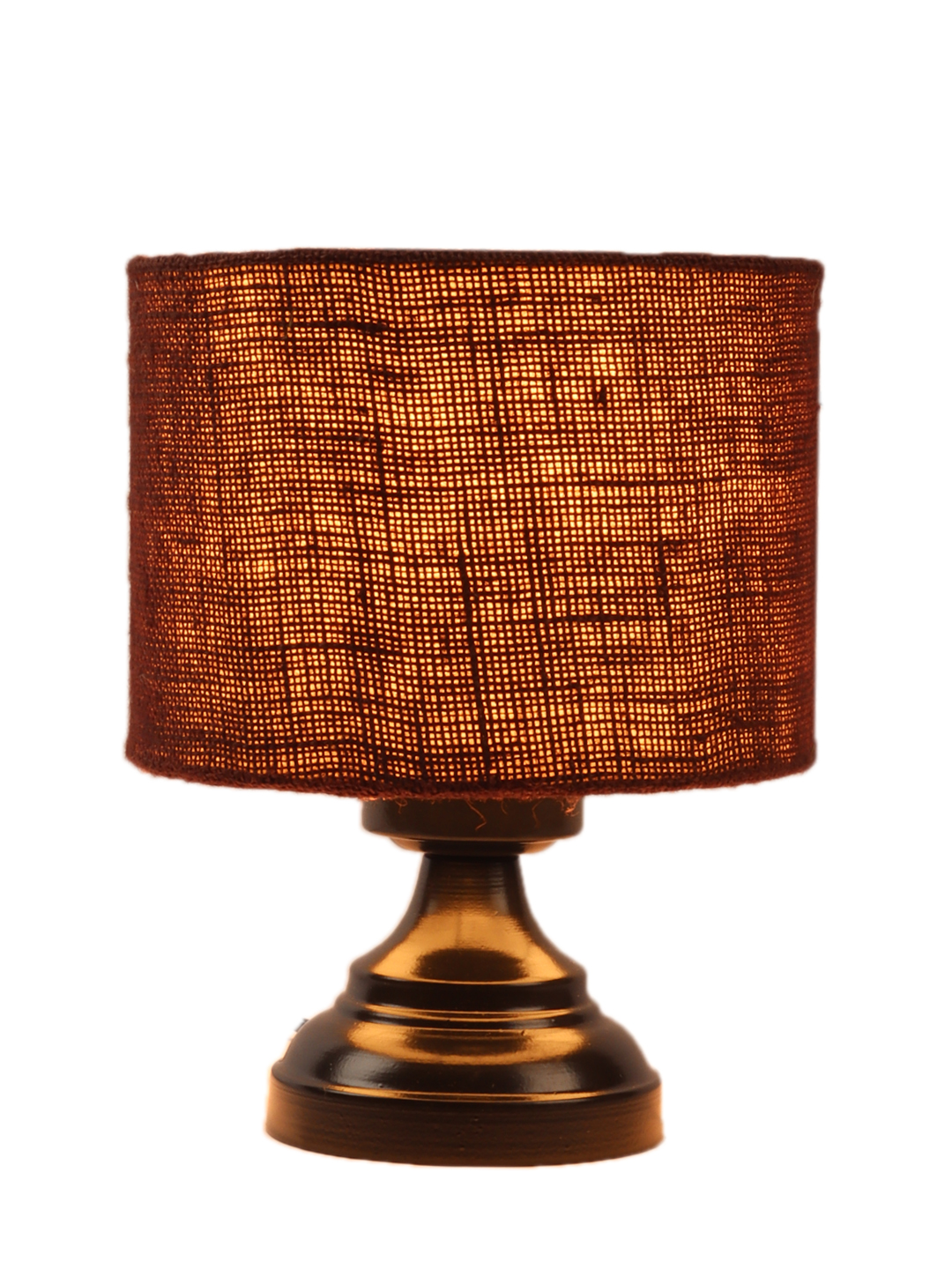 Ambika Home Artisan Collection Brown Gola Table Lamp with Iron Base Powder Coated | Premium Decorative Bedside Lamp for Bedroom, Living Room, Hall, Hotel, Café, Restaurant & Office | E27 Compatible - Image 5
