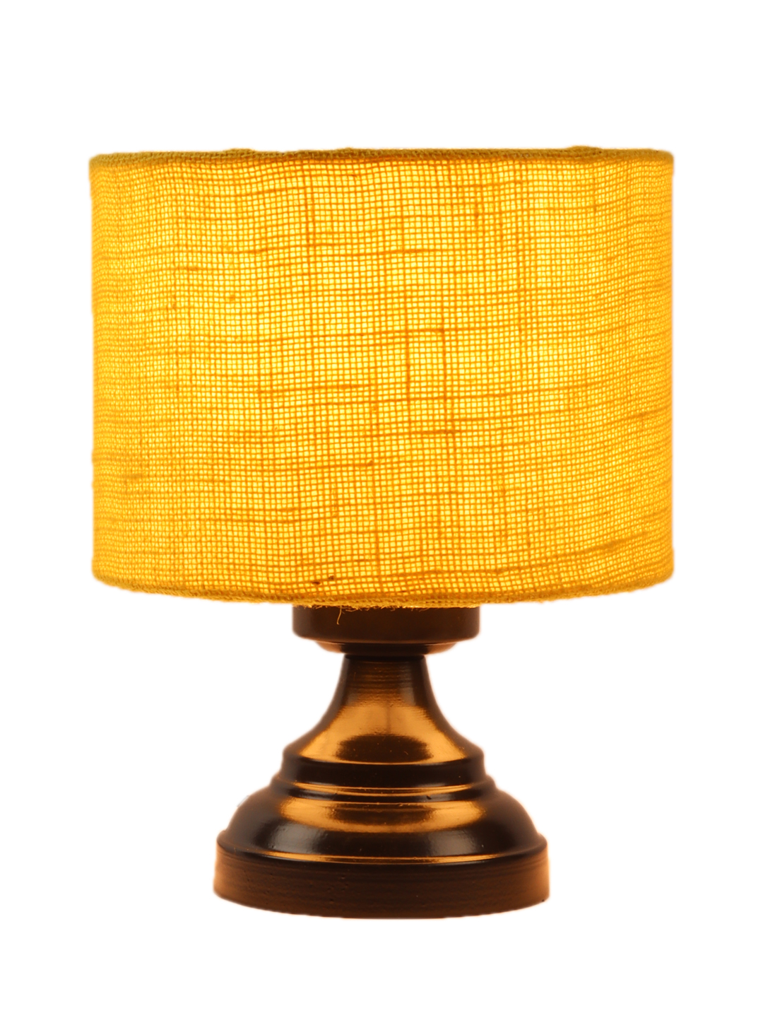 Ambika Home Lumina Collection Yellow Gola Table Lamp with Iron Base Powder Coated | Premium Decorative Bedside Lamp for Bedroom, Living Room, Hall, Hotel, Café, Restaurant & Office | E27 Compatible - Image 5