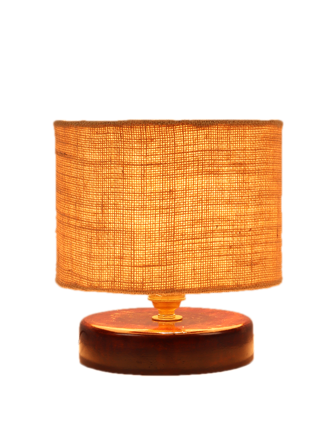 Ambika Home Aurelia Collection Beige Gola Table Lamp with Wooden Base | Premium Decorative Bedside Lamp for Bedroom, Living Room, Hall, Hotel, Café, Restaurant & Office | E27 Compatible - Image 6