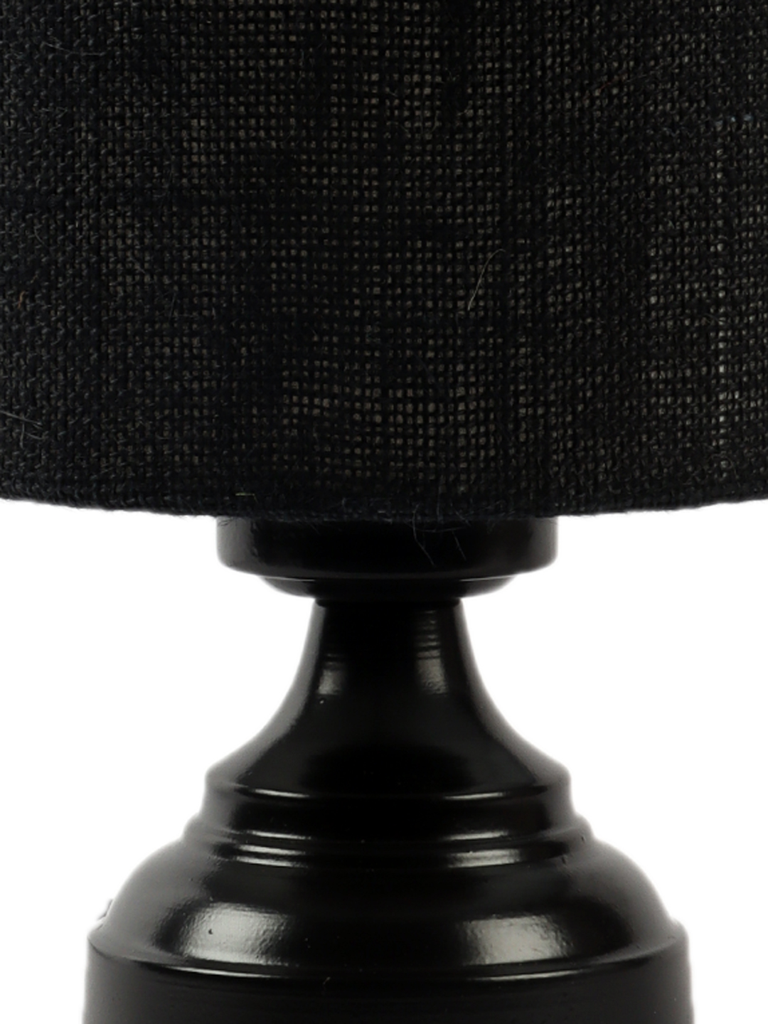 Ambika Home Royale Collection Black Gola Table Lamp with Iron Base Powder Coated | Premium Decorative Bedside Lamp for Bedroom, Living Room, Hall, Hotel, Café, Restaurant & Office | E27 Compatible - Image 7