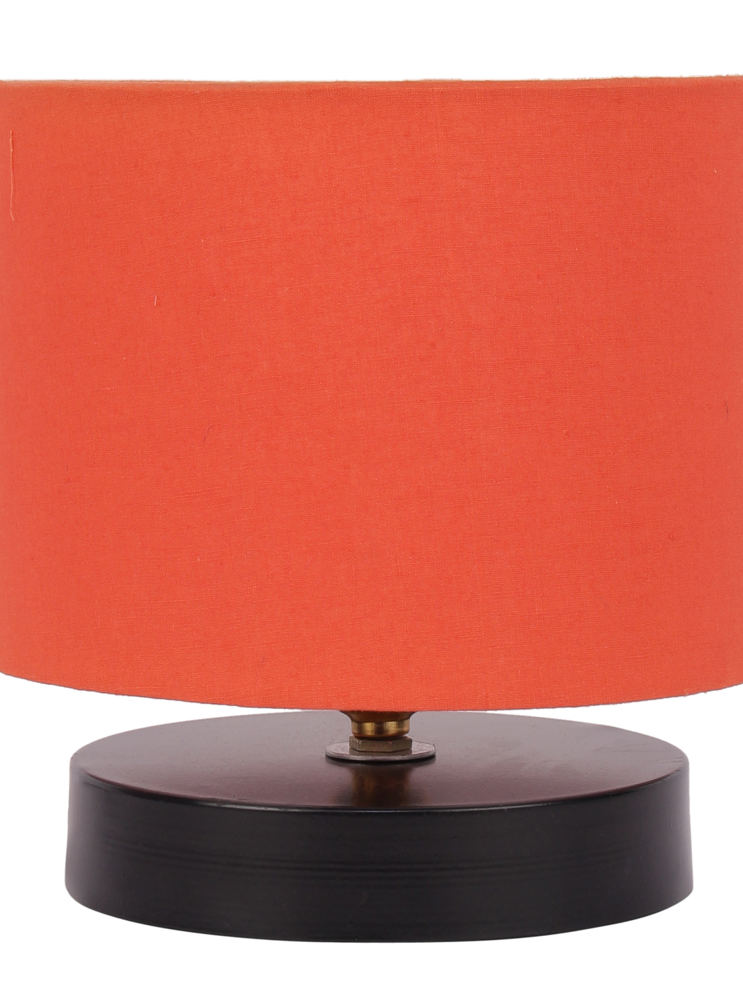 Ambika Home Aurelia Collection Orange Gola Table Lamp with Wooden Base | Premium Decorative Bedside Lamp for Bedroom, Living Room, Hall, Hotel, Café, Restaurant & Office | E27 Compatible - Image 7
