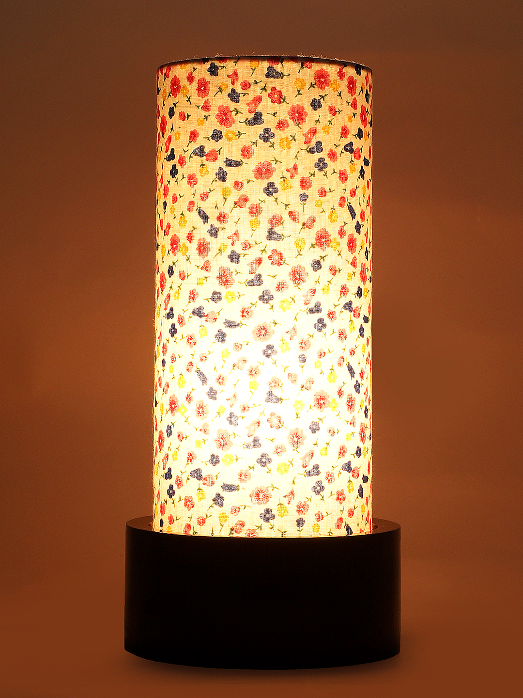 Ambika Home Multi Multi Round Brown Table Lamp Shade | Decorative Bedside Lamp for Living Room, Bedroom, Hotel, Cafe & Restaurant | SKU AT30 - Image 7