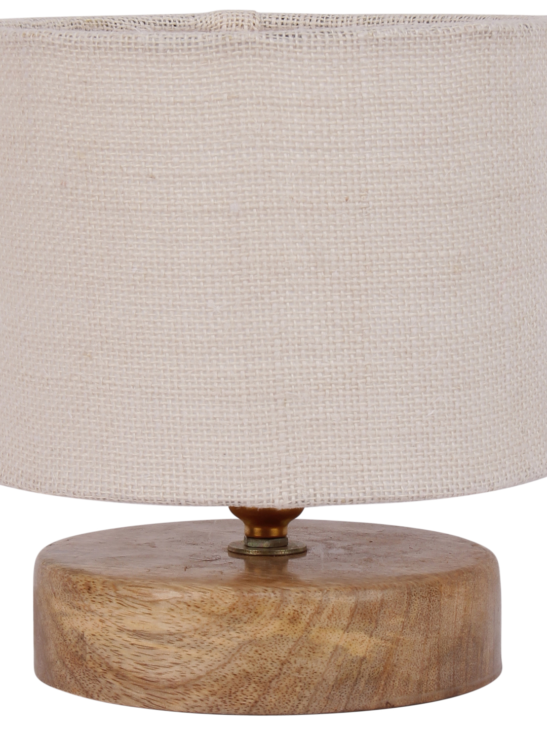 Ambika Home Elara Collection White Gola Table Lamp with Wooden Base | Premium Decorative Bedside Lamp for Bedroom, Living Room, Hall, Hotel, Café, Restaurant & Office | E27 Compatible - Image 7