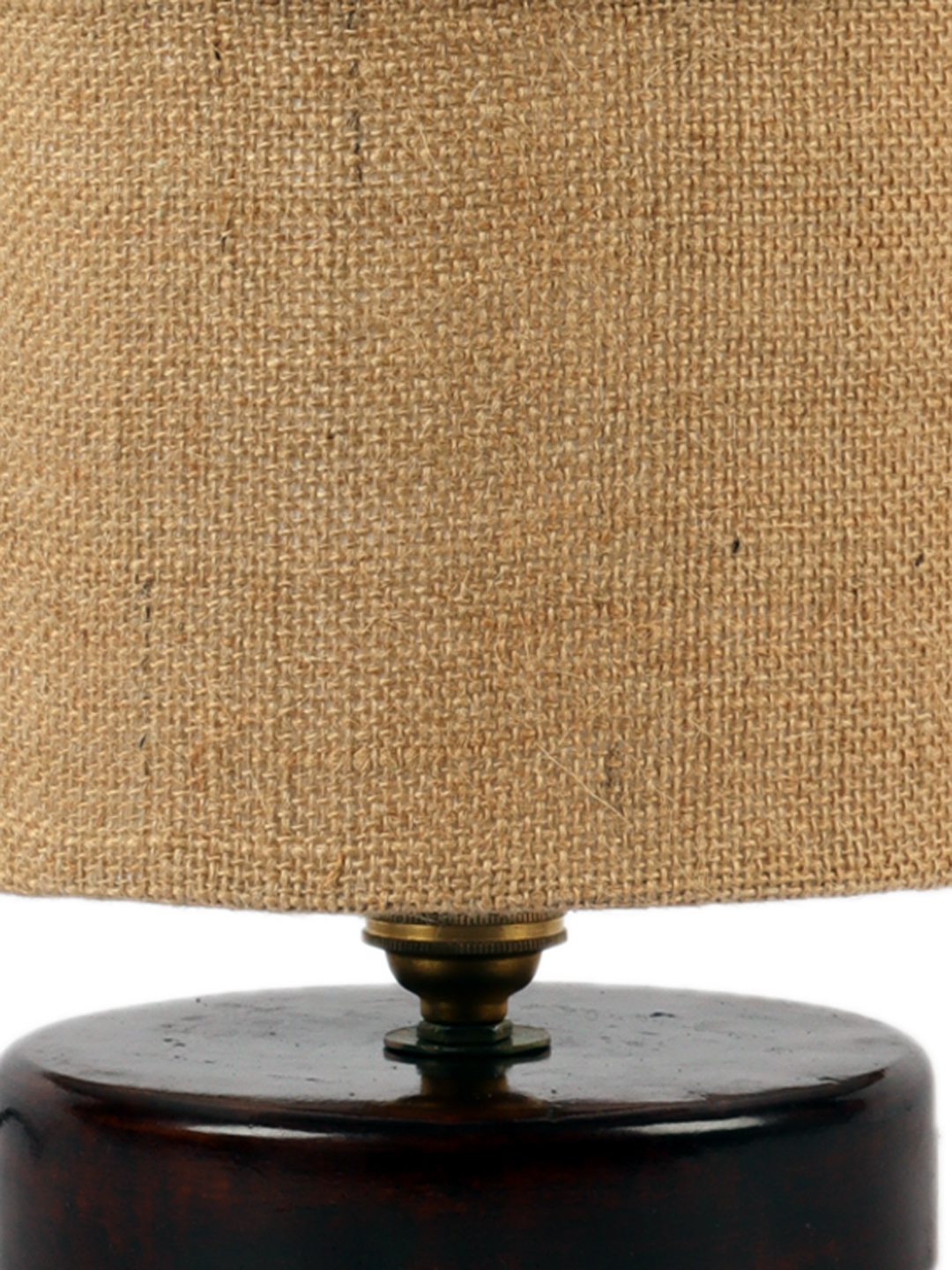 Ambika Home Aurelia Collection Beige Gola Table Lamp with Wooden Base | Premium Decorative Bedside Lamp for Bedroom, Living Room, Hall, Hotel, Café, Restaurant & Office | E27 Compatible - Image 7