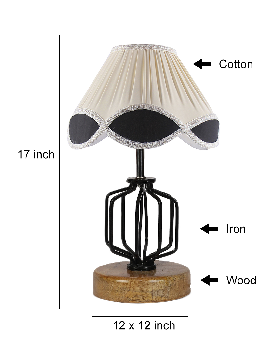 Ambika Home Celeste Collection Multi Eye Table Lamp | Premium Decorative Bedside Lamp for Bedroom, Living Room, Hall, Hotel, Café, Restaurant, Office & Study Room | E27 Compatible - Image 4